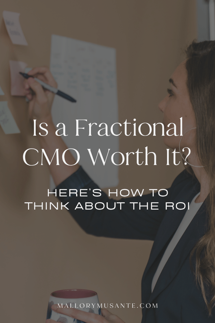 Is a Fractional CMO Worth It? Here’s How to Think About the ROI