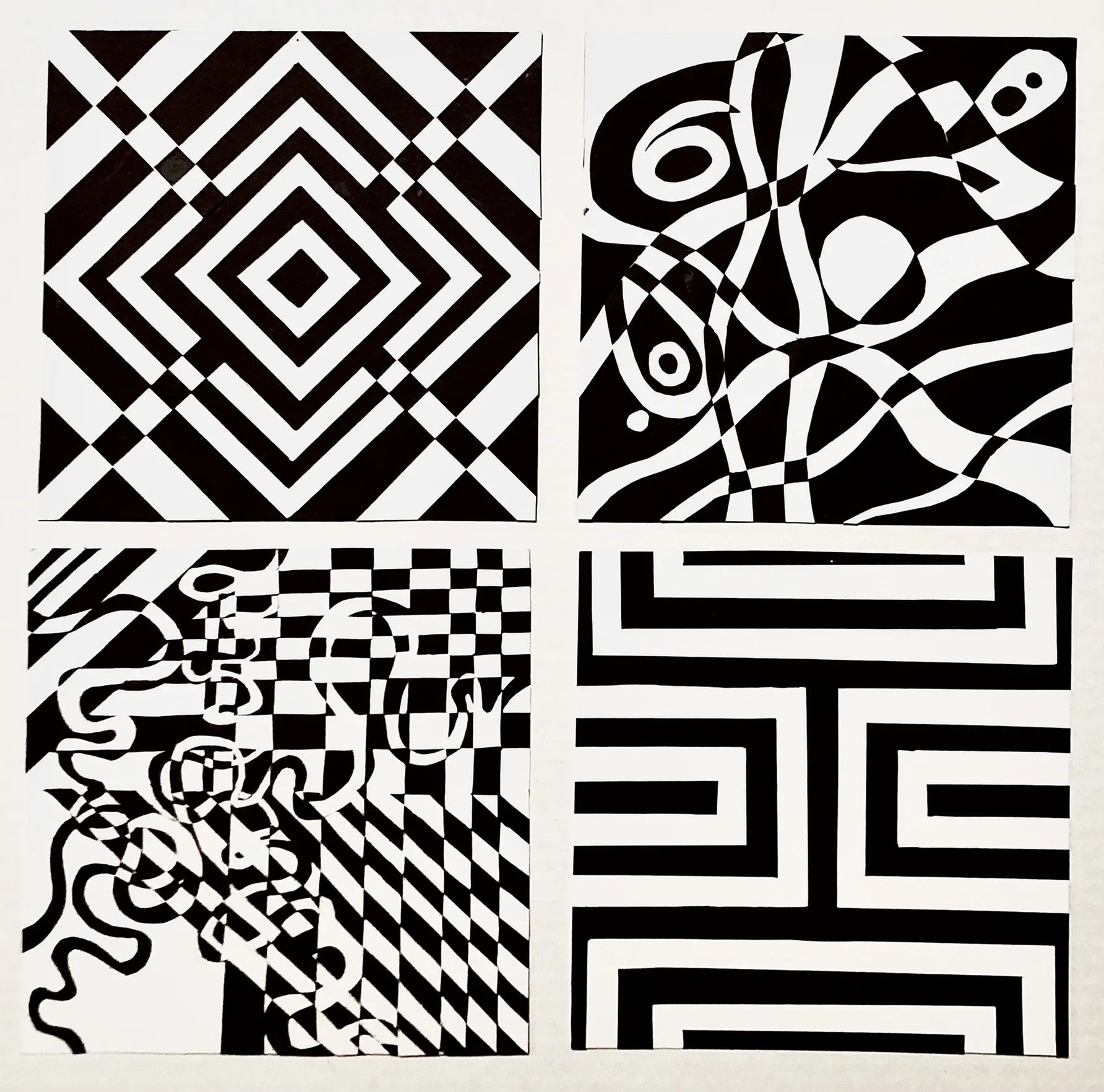 Subdivision of a Groundsheet Through Line (8"x8")