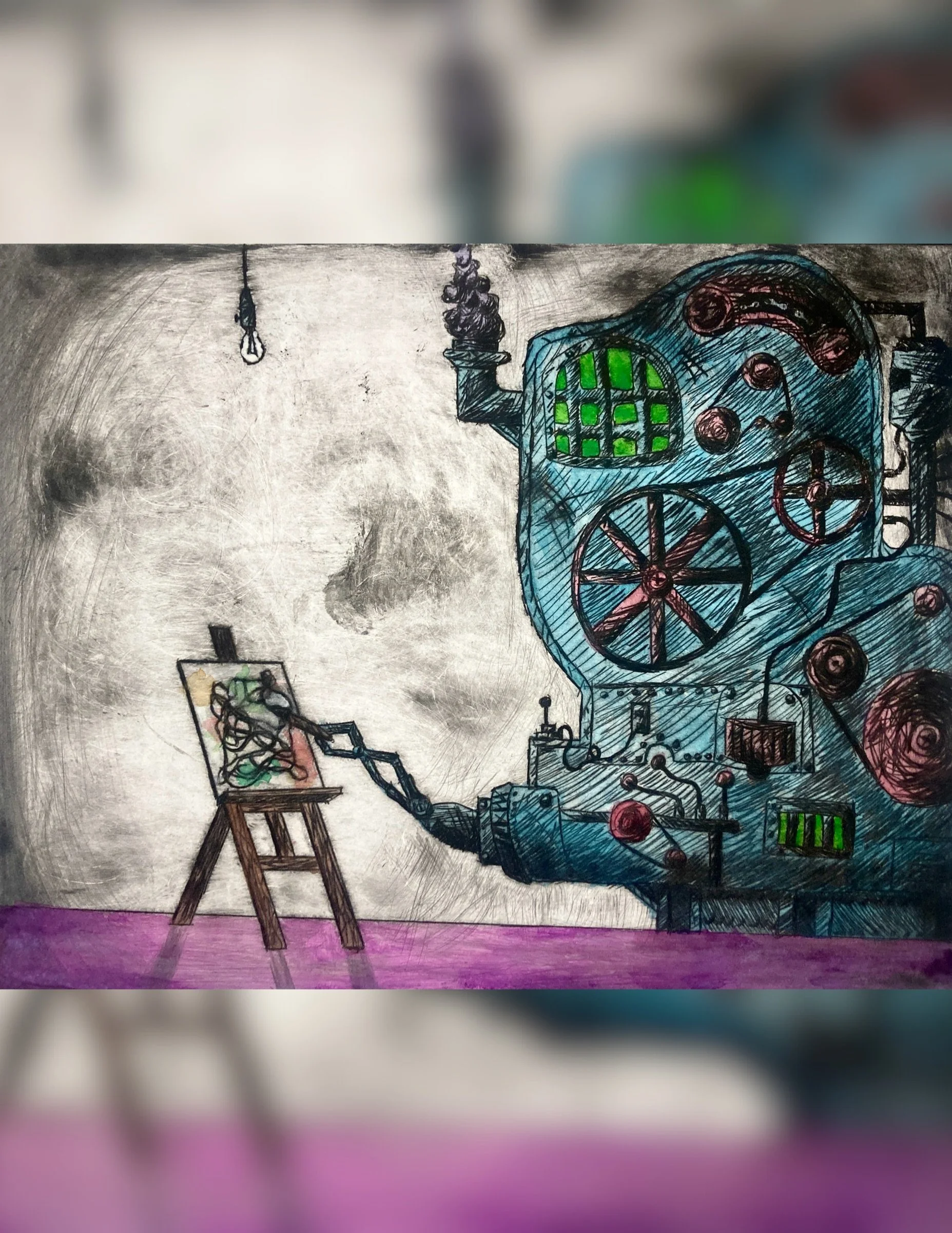 "Artificial Intellect" (8.5" x 11")