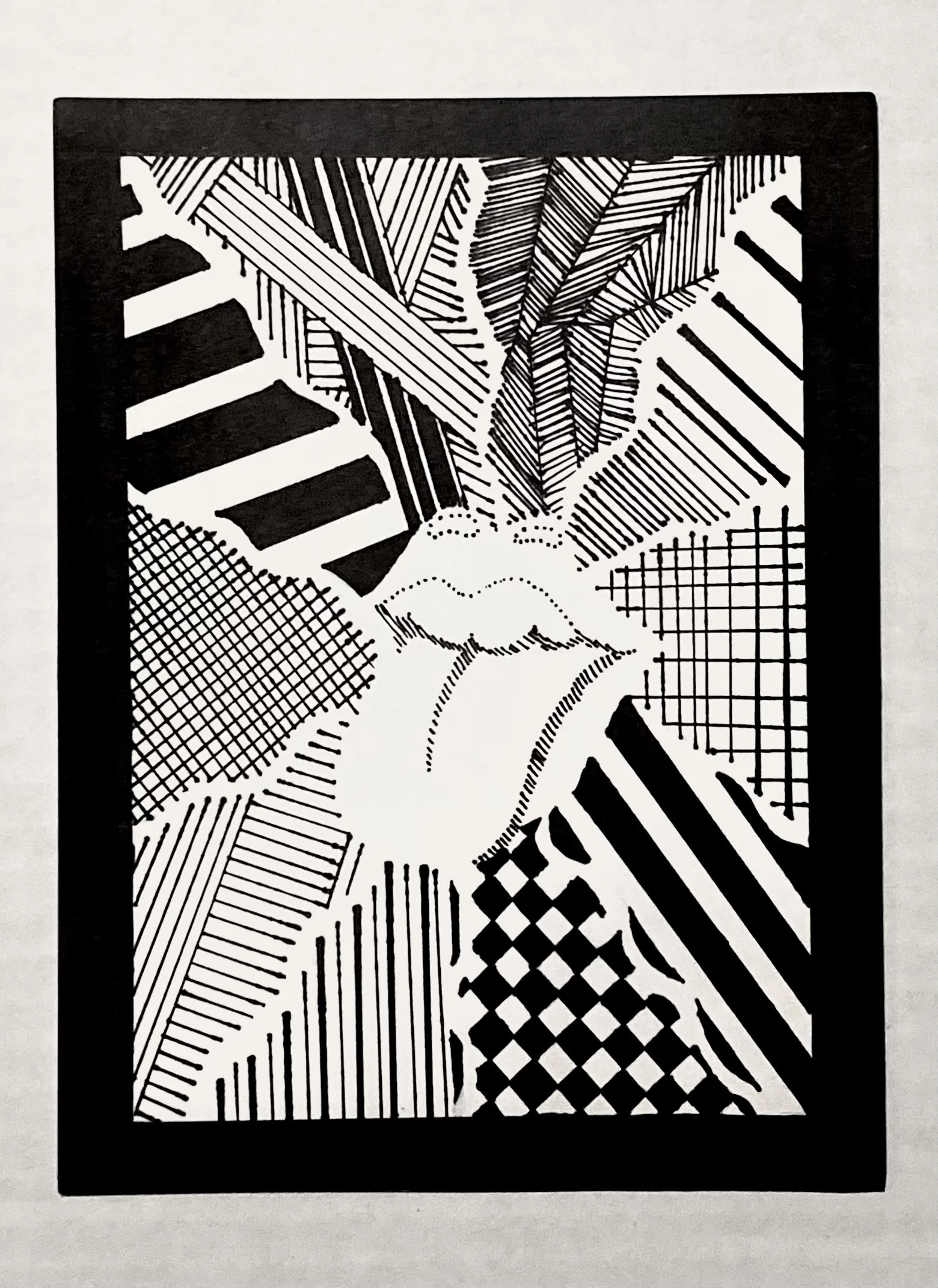 Implied Lines 1 "Rolling Stones" (6"x8")