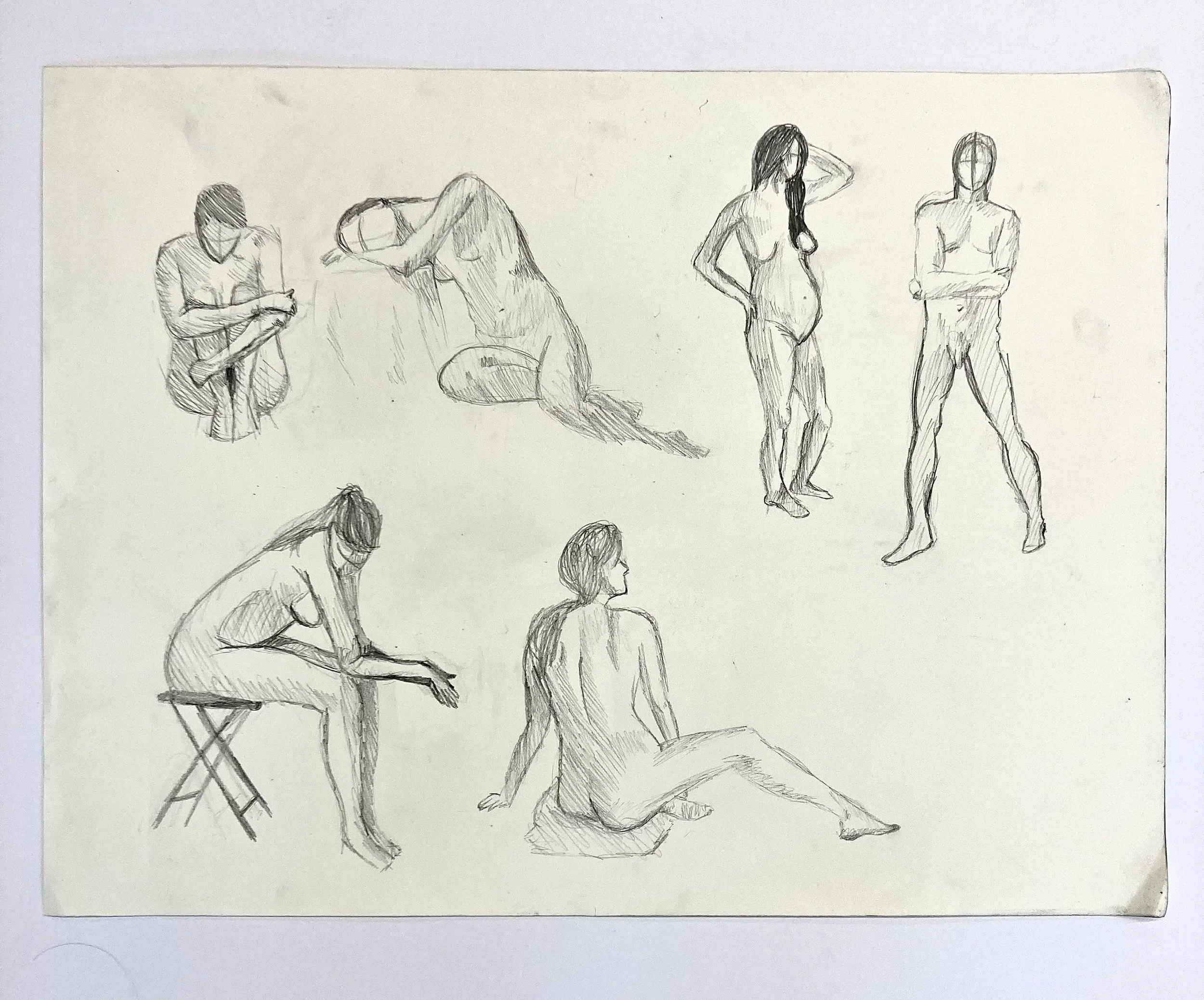 Figure Drawing Practice 2 (18"x24")