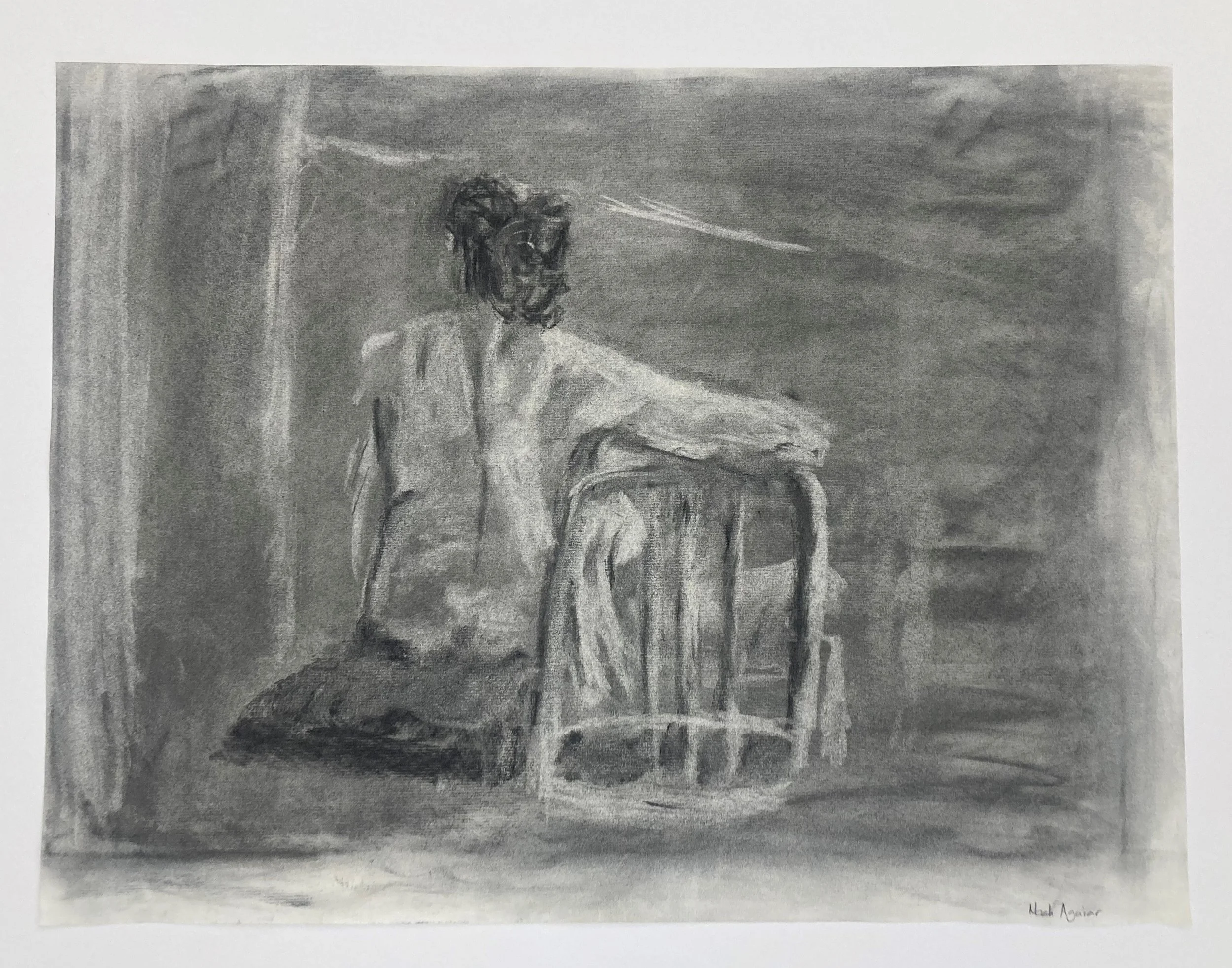 Observational Figure Drawing 1 (18"x24")