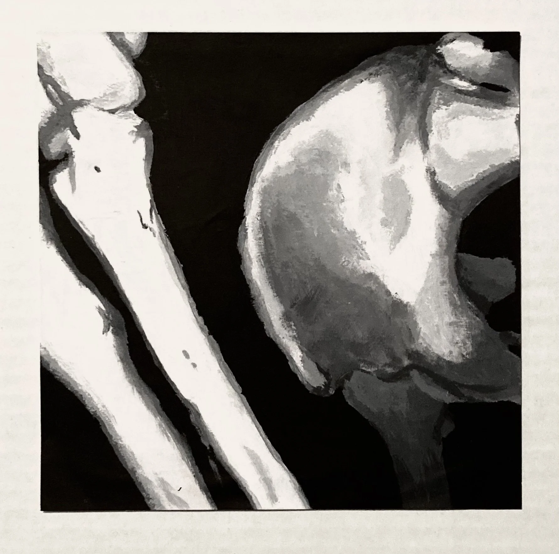 Skeleton Painting 1 (8"x8")