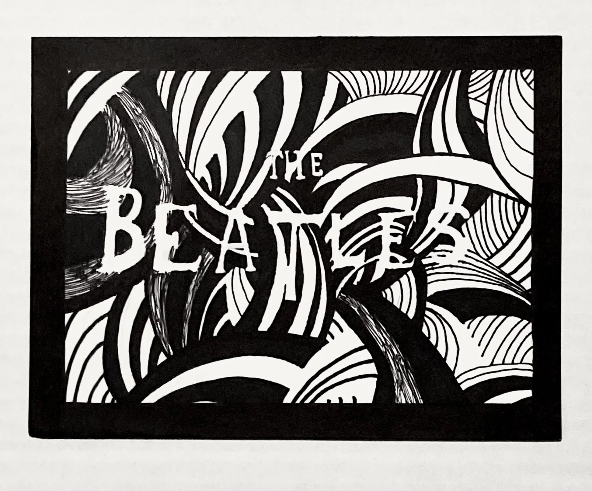 Implied Lines 3 "The Beatles" (6"x8")