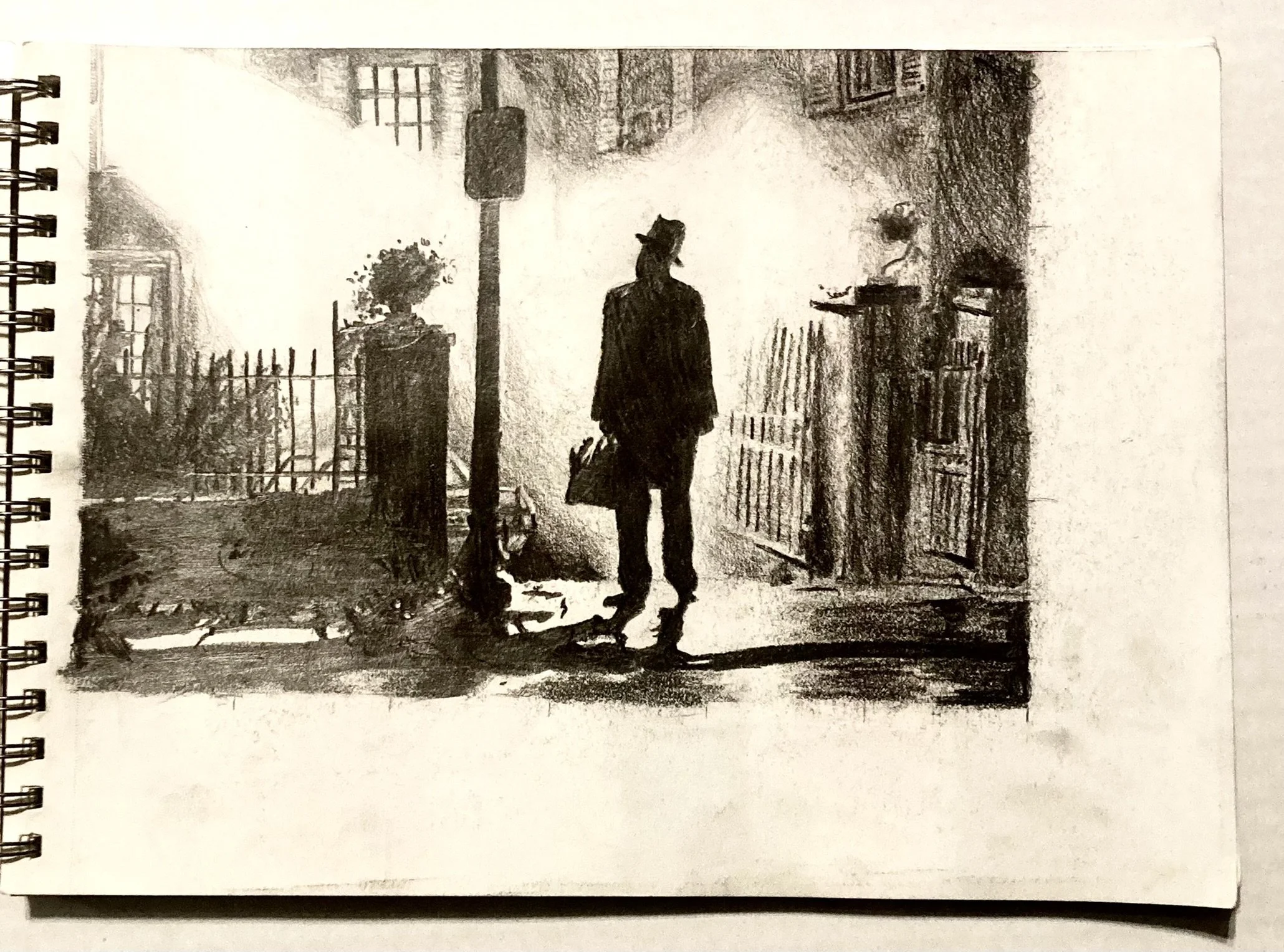 Working with Value Rough Sketch (9"x12")
