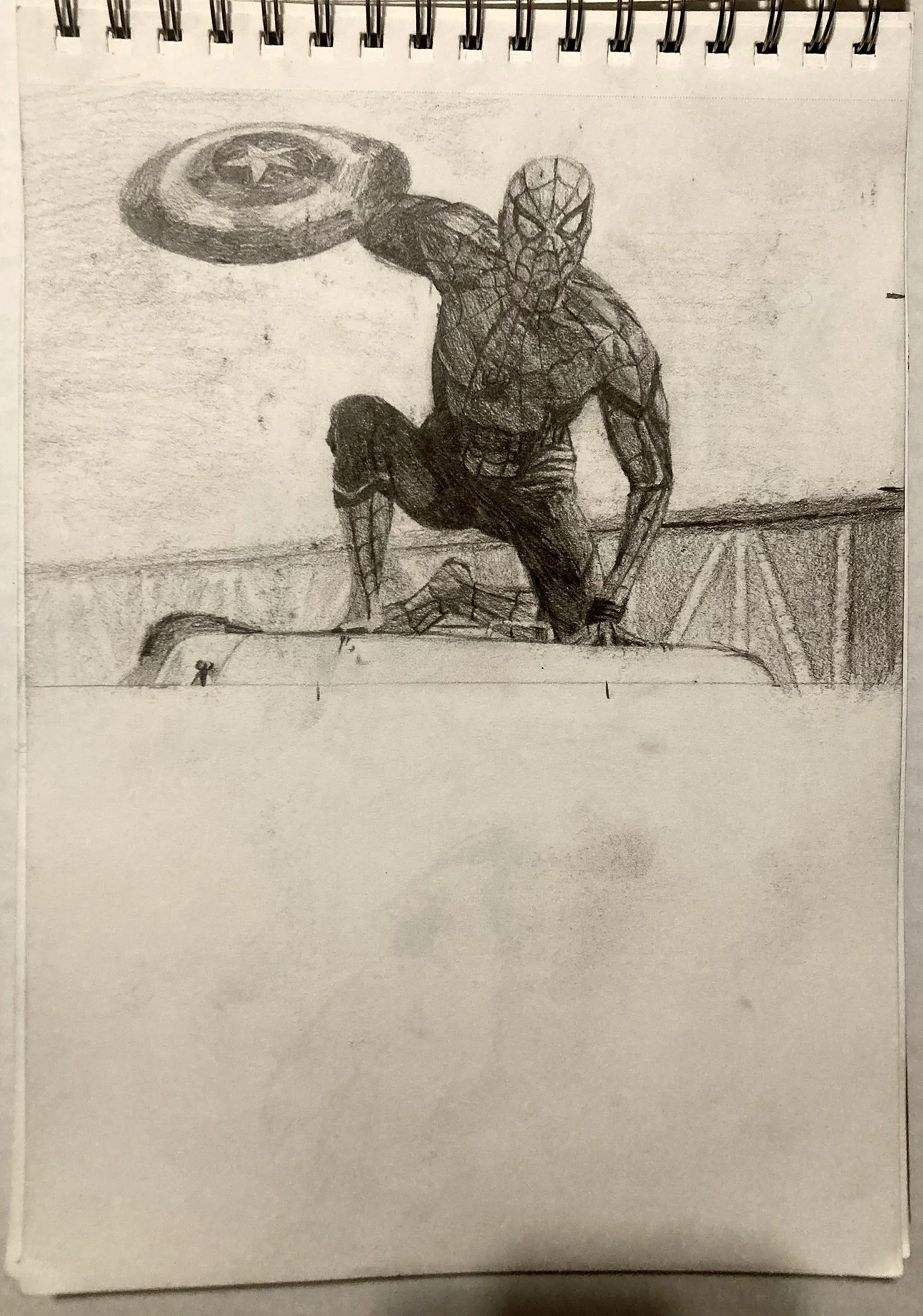 Working with Hue & Saturation Rough Sketch (9"x12")