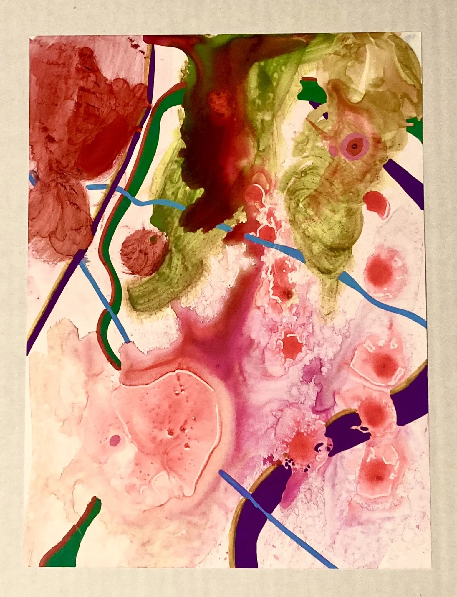 Yupo Paper Experiment 2 (9"x12")