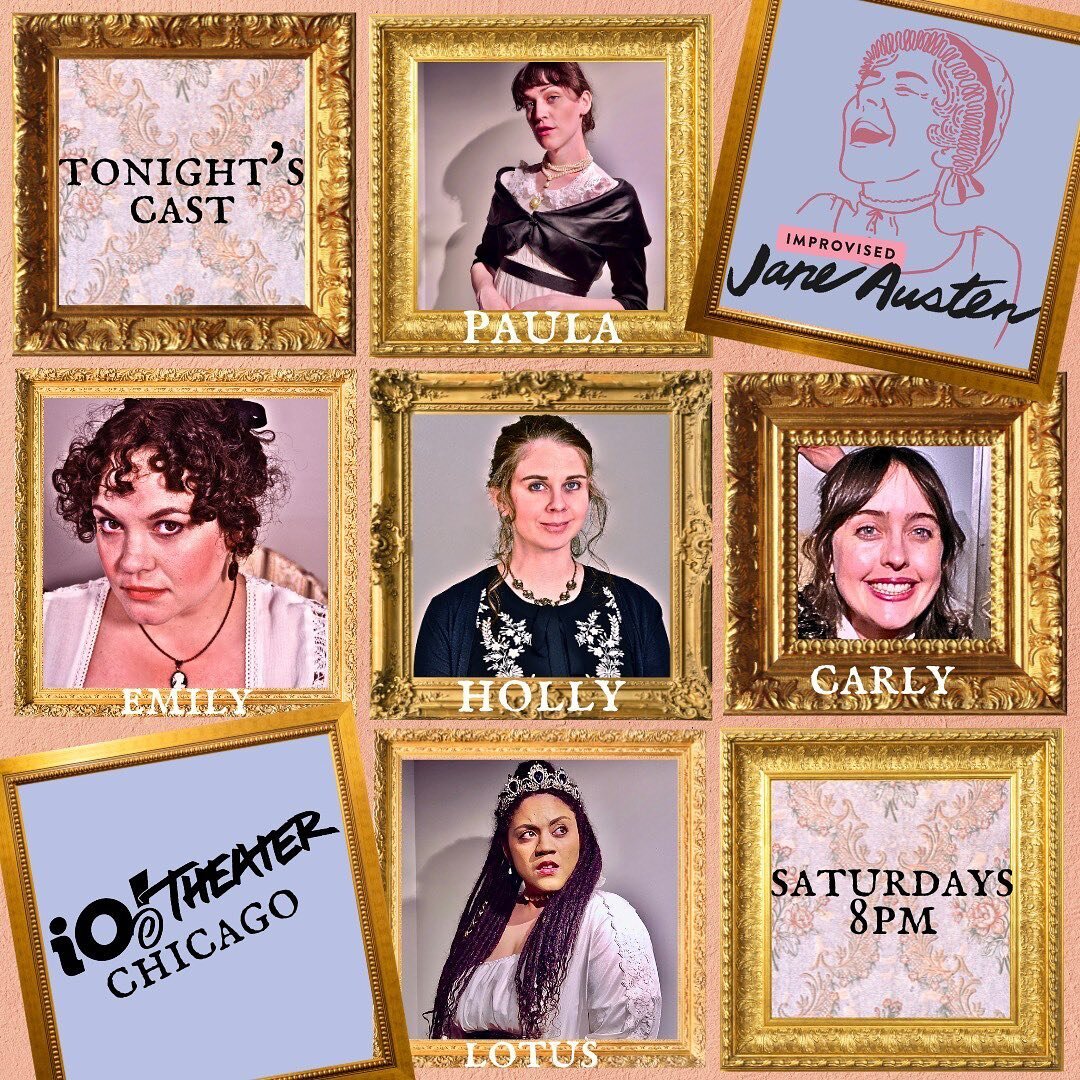 Here in #Chicago is tonight&rsquo;s most loveliest and talented cast! Performing at 8 PM CST Do come and enjoy a completely new and improvised story told in the style of Jane Auten. #janeausten #janeaustenfan #austen #janeaustenbooks
#janeaustenfore