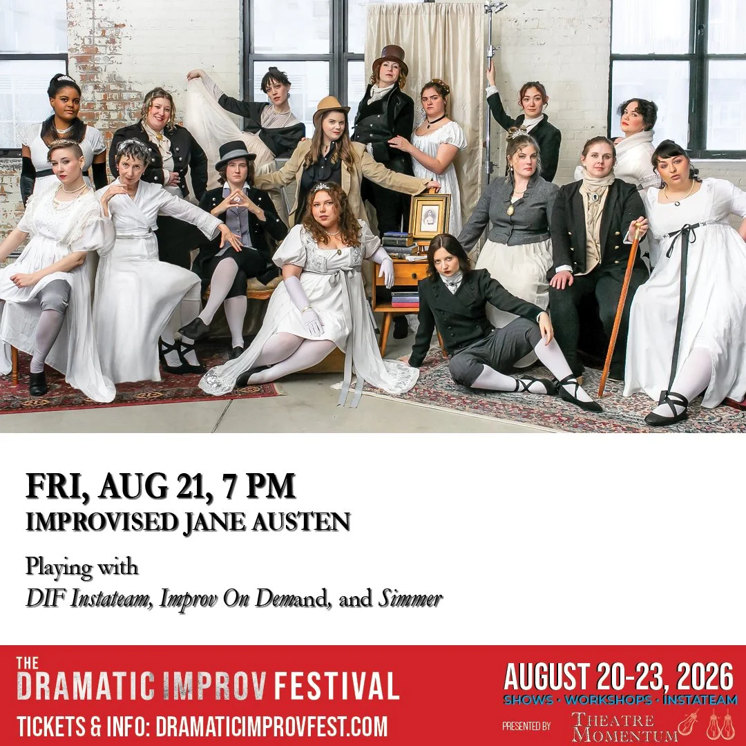 Improvised Jane Austen at the Dramatic Improv Festival