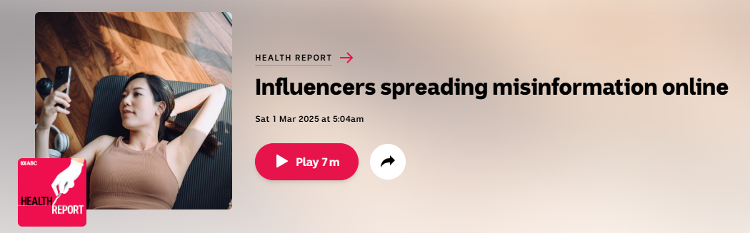 Influencers spreading misinformation online