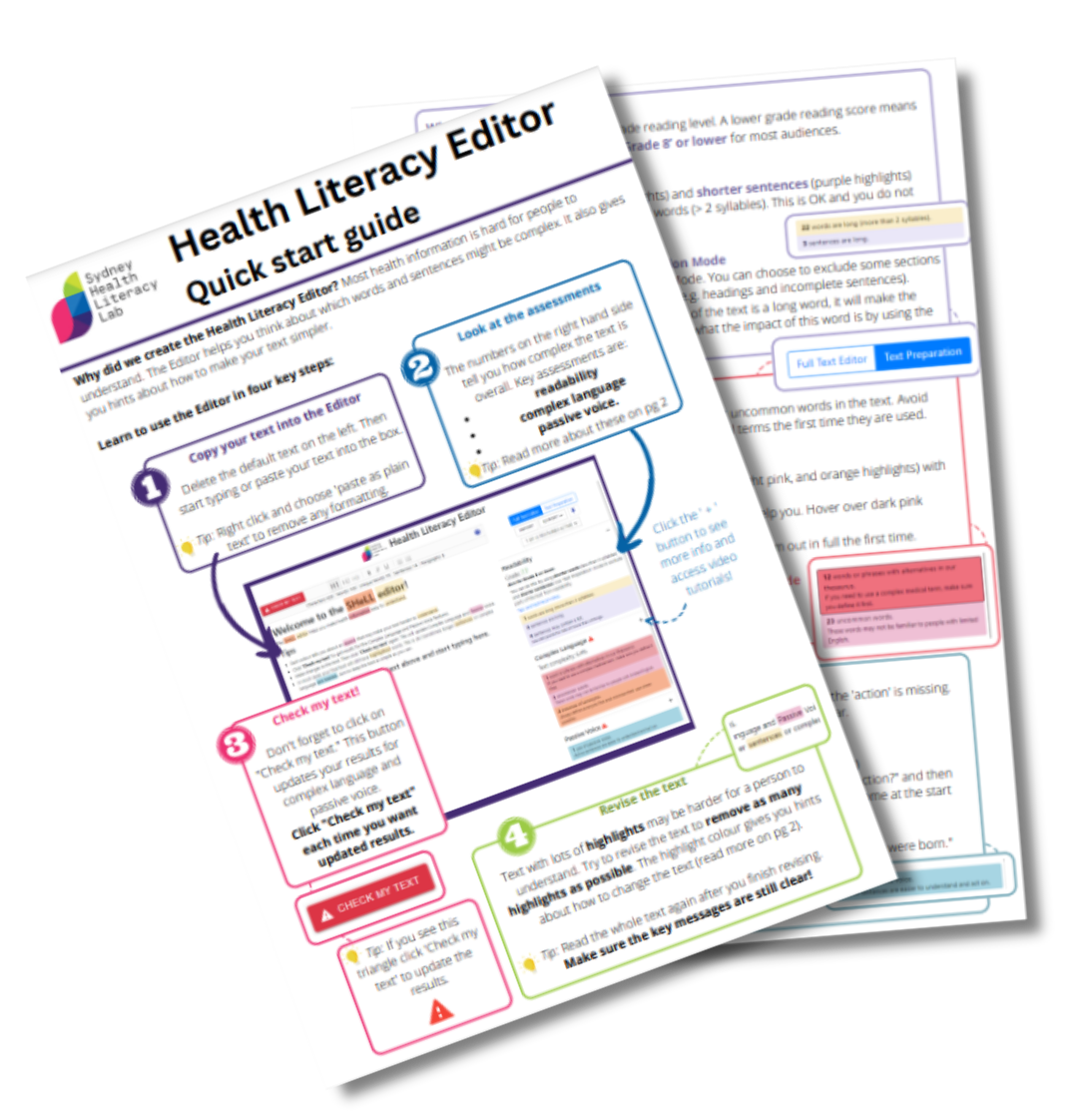 SHeLL Editor Technical Notes — Sydney Health Literacy Lab