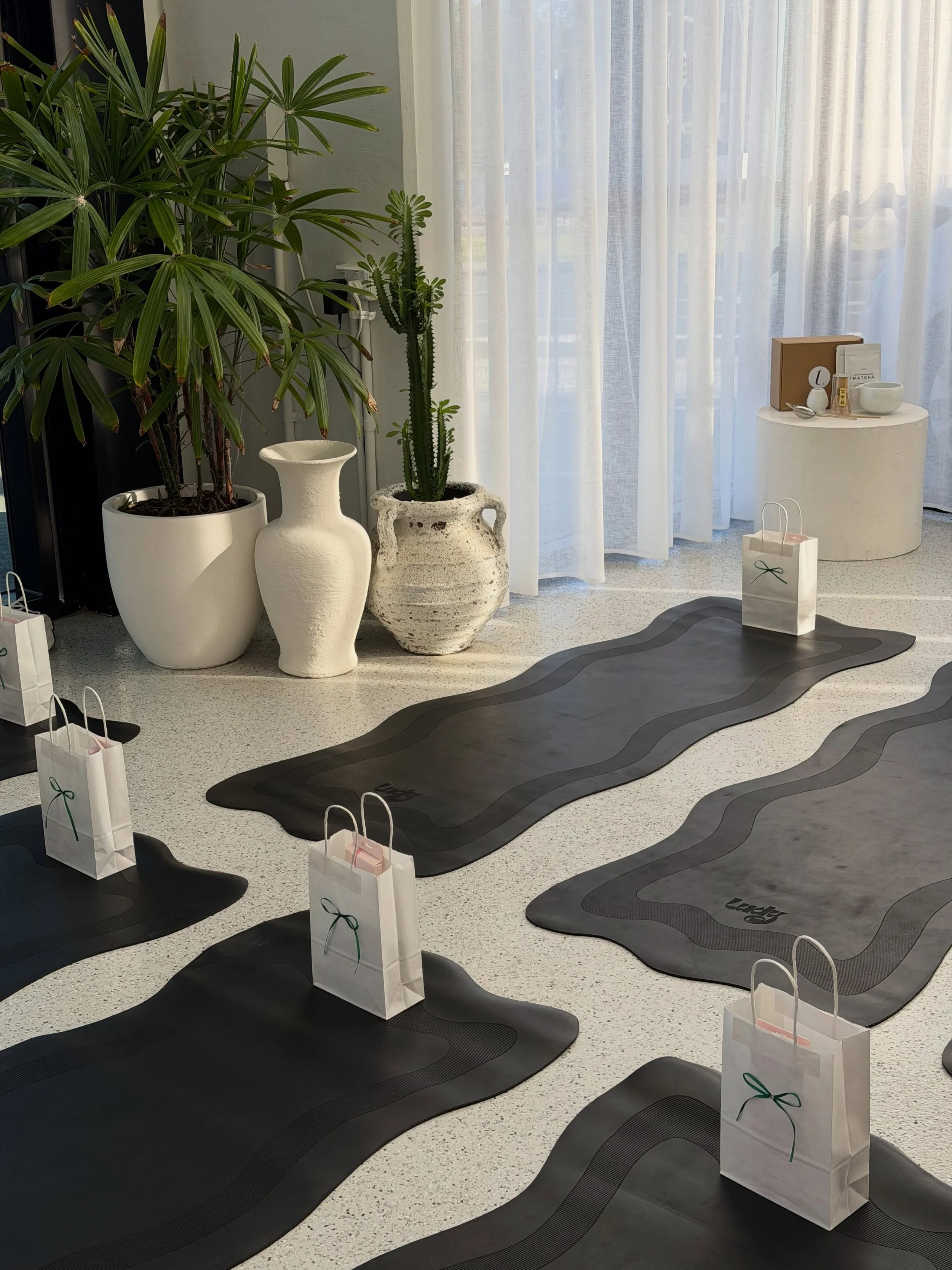Did you know we offer space hire for photoshoots &amp; events? 

Recent event with @tallie.co a matcha + pilates morning in the studio 🍵

Enquire today at hello@saltt.co