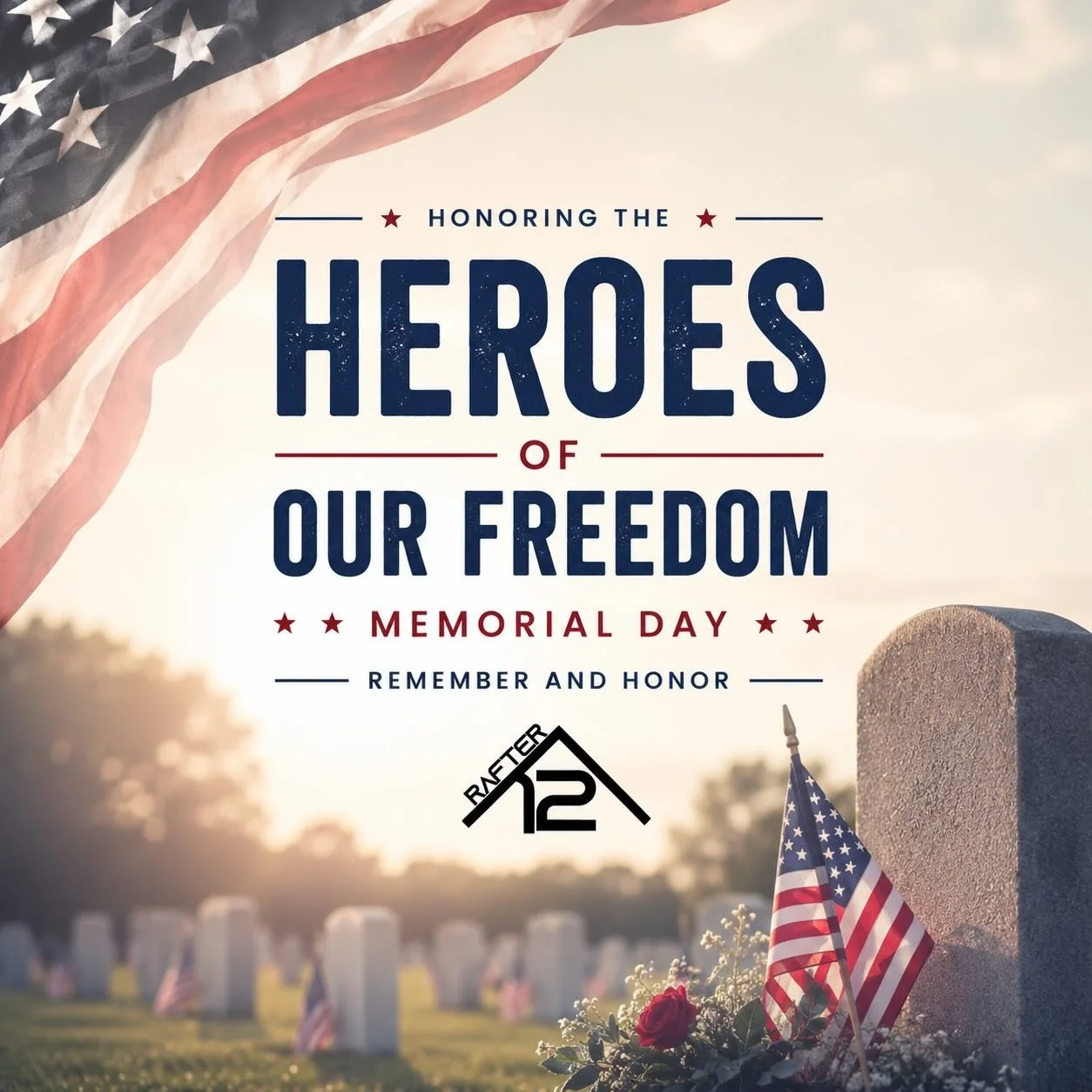 Today, we pause to remember and honor the brave men and women who made the ultimate sacrifice for our country.

Because of their courage, dedication, and selflessness, we enjoy the freedoms we often take for granted every day. We are forever grateful