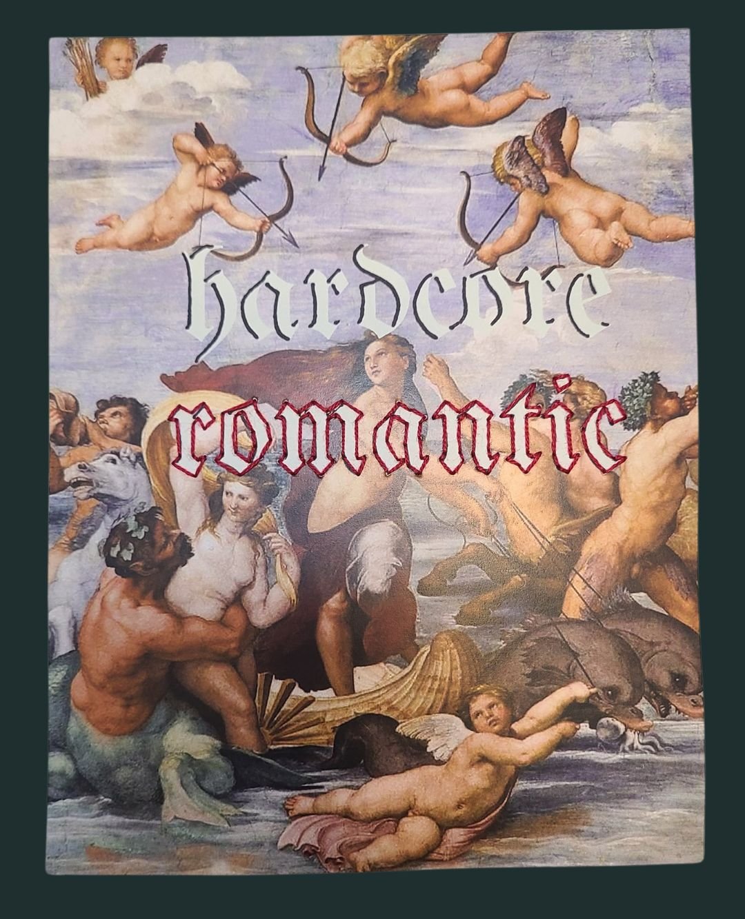Hardcore Romantic Embroidered Art Print