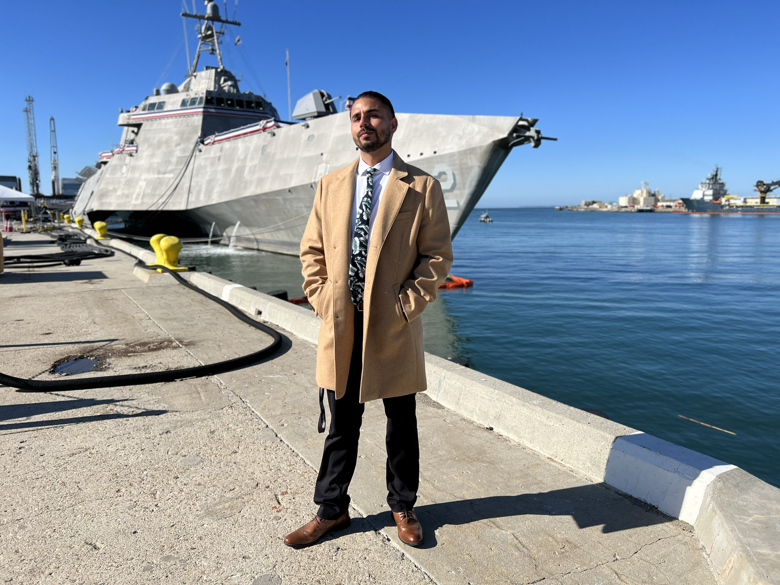 USS Santa Barbara Launching Ceremony