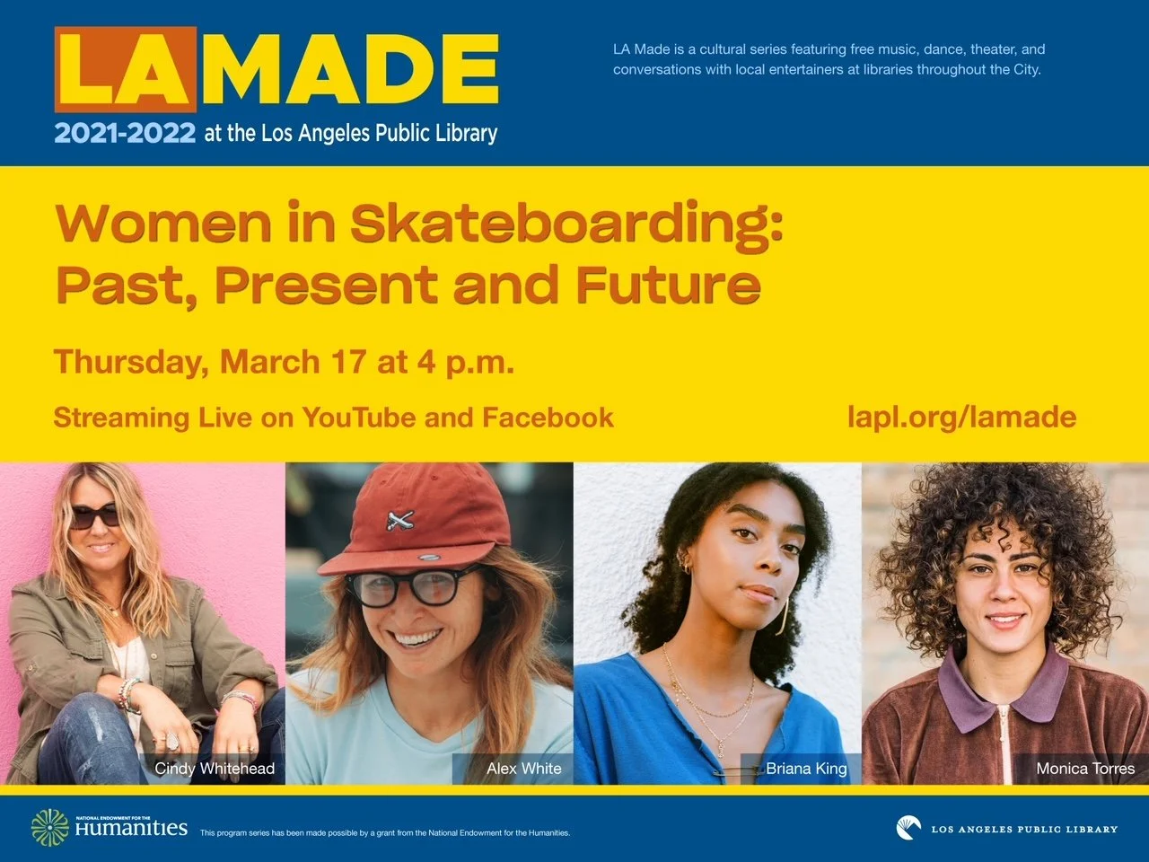 LA Made - A Conversation with Women In Skateboarding: Past Present and Future.