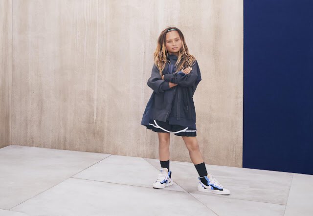 tristeza Cinco Gracioso Sky Brown Featured In Nike x Sacai Launch. — Girl Is NOT A 4 Letter Word