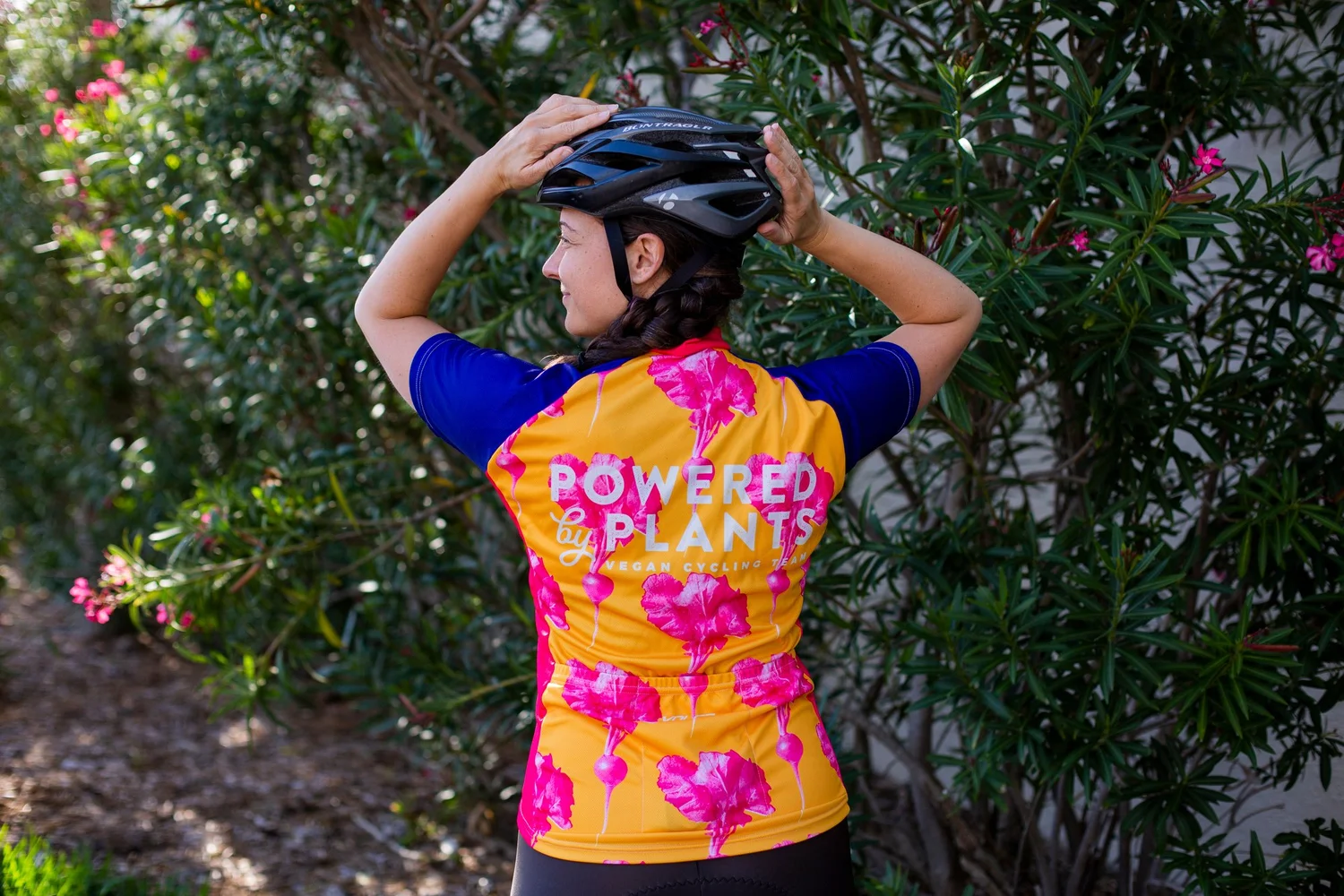 Powered by Plants Cycling Jersey - Radish — Powered by Plants 