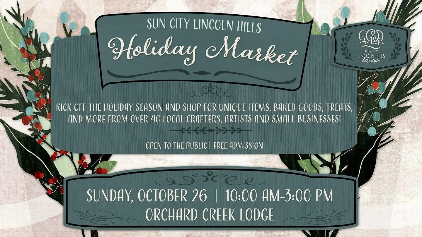 Find us tomorrow at the Sun City Holiday Market for some wonderful Christmas gifts!🎁 🧼🐐🤍