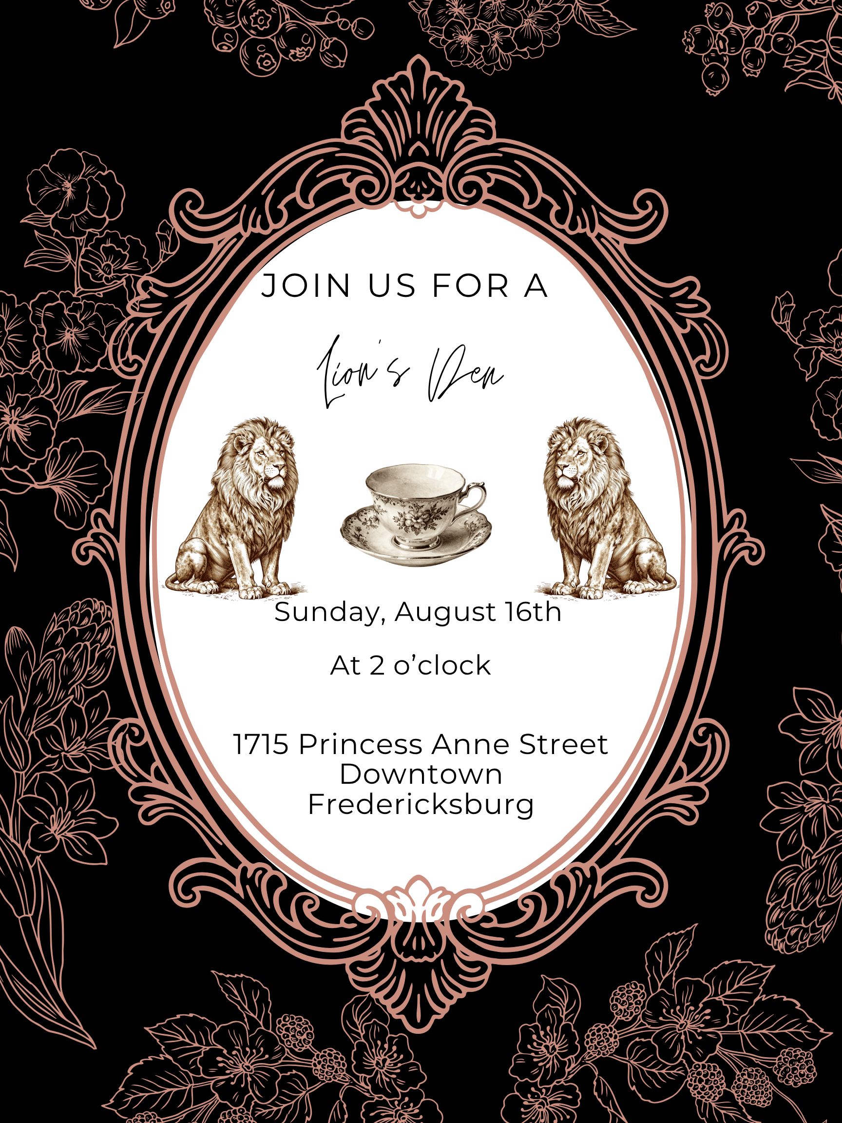Lion's Den Tea Party