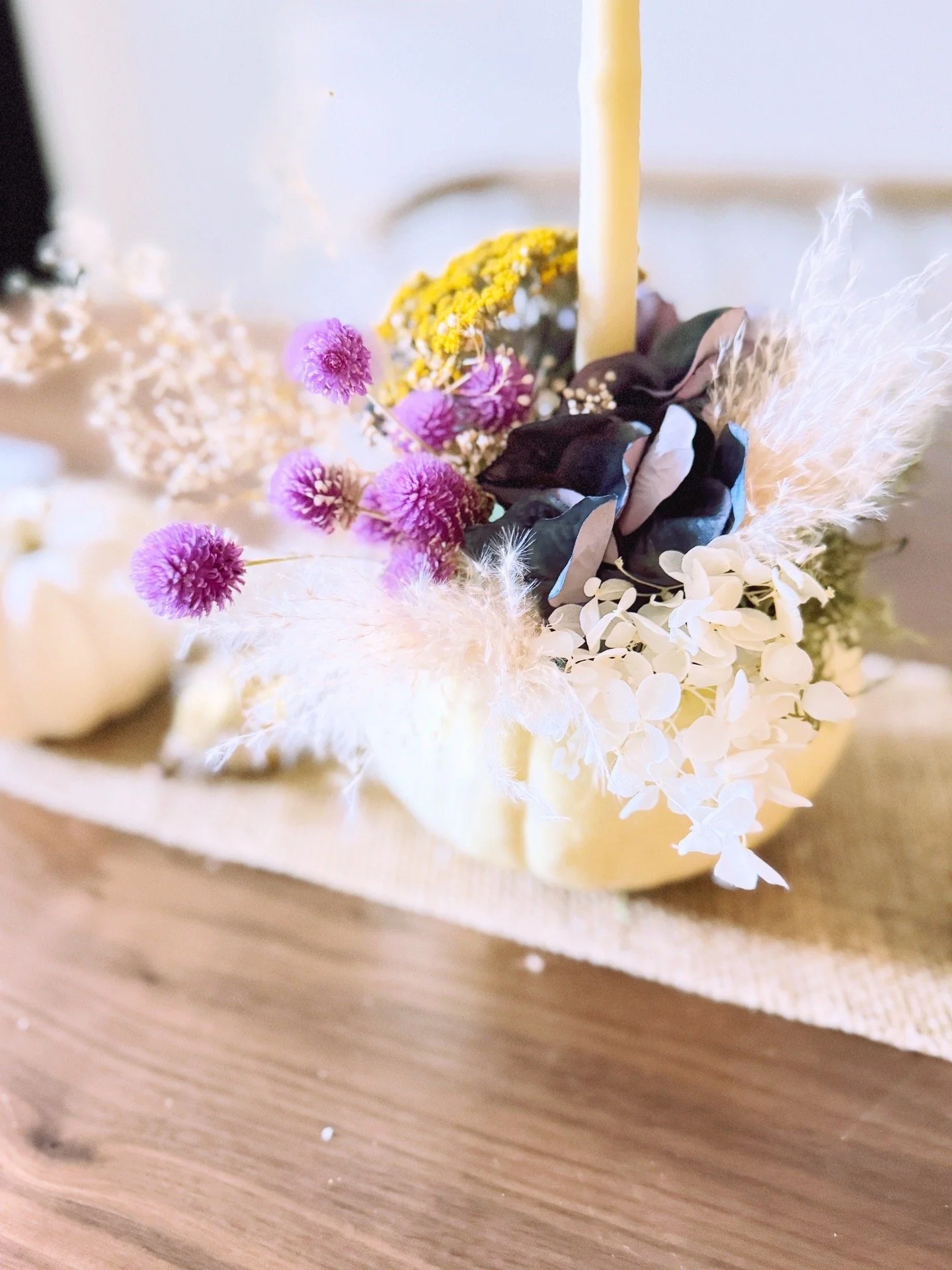 Fall Pumpkin flower Arrangement Workshop