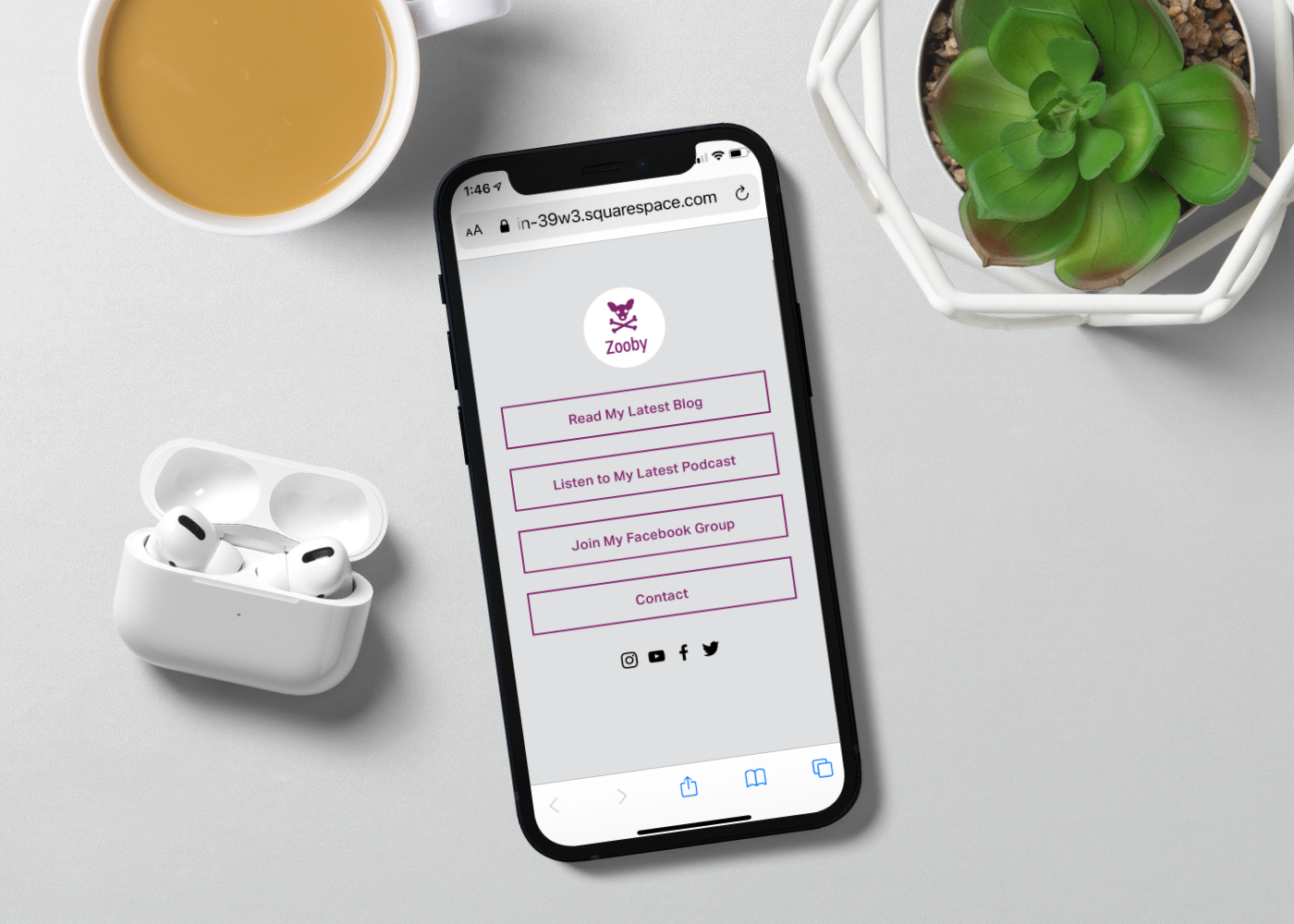 Linktree Style Page — Zooby Media | Web Design & Consulting - Nashville ...