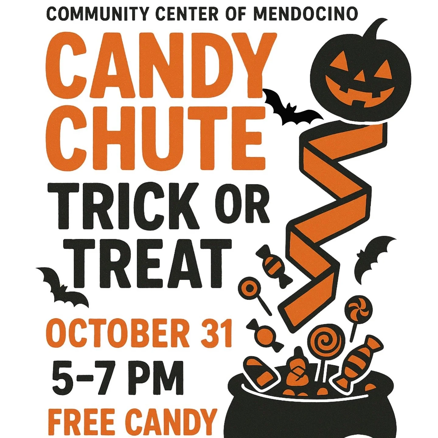 It&rsquo;s almost that time of year again!!! CCM will be hosting our annual Candy Chute trick or treat stop on Halloween from 5-7!!! Be sure to stop by for a sweet surprise and come hungry because we&rsquo;ll be selling hotdogs as a fundraiser for ou