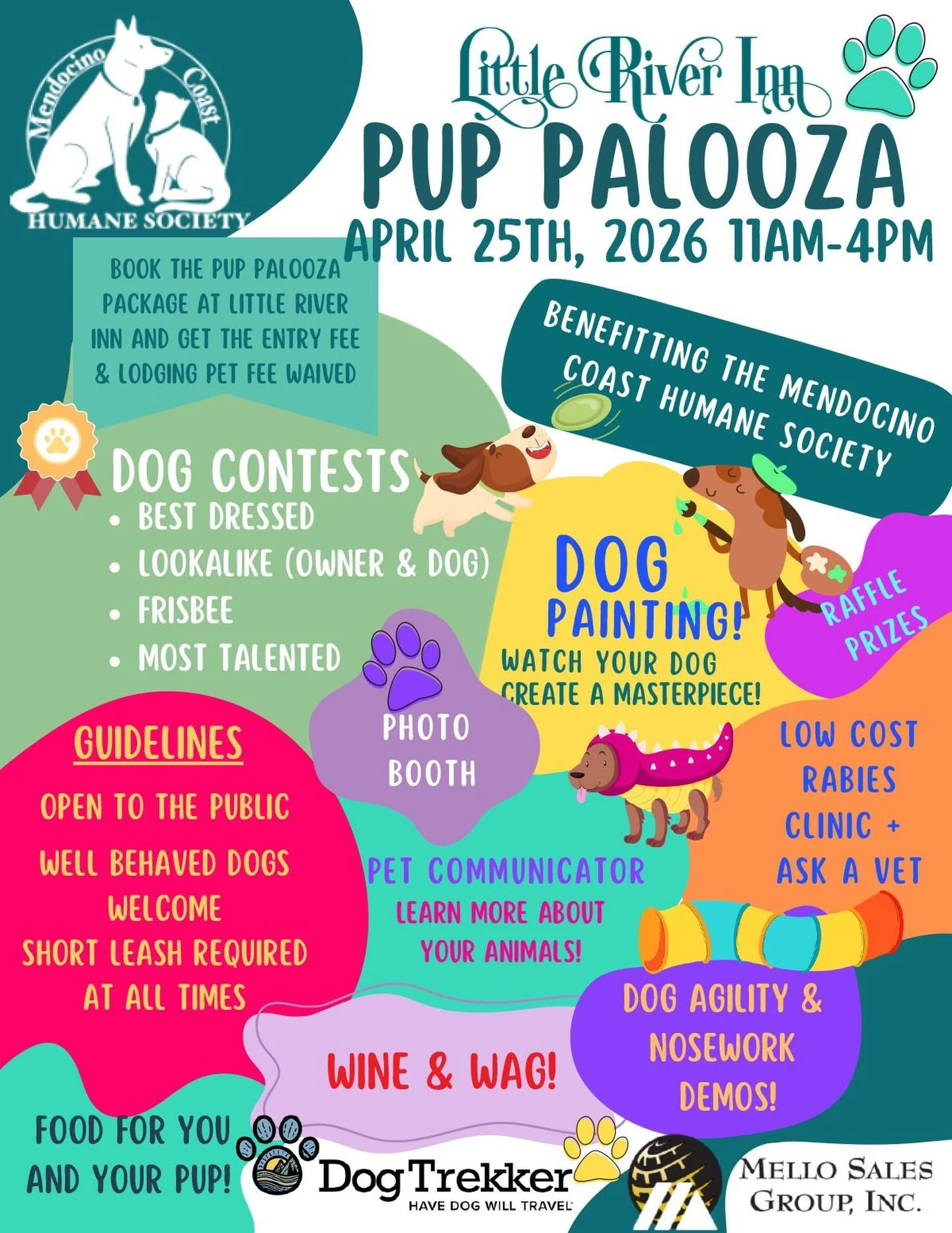 This Saturday at @littleriverinn 🐕🦮🐩🐕&zwj;🦺🐾