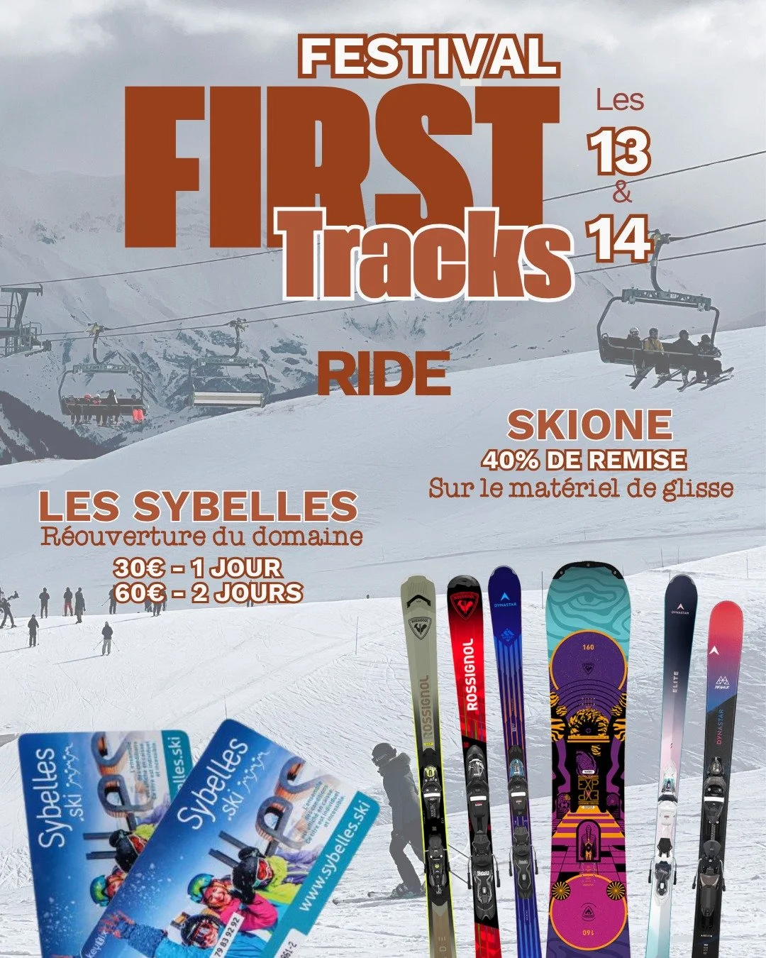 La saison d&rsquo;hiver d&eacute;marre en beaut&eacute; ! ❄️⛷️

Pour f&ecirc;ter l&rsquo;ouverture du domaine @lessybelles, profitez d&rsquo;offres exceptionnelles sur les forfaits :
⟡  30 &euro; la journ&eacute;e
⟡  60 &euro; les deux jours ⛷️

Et c