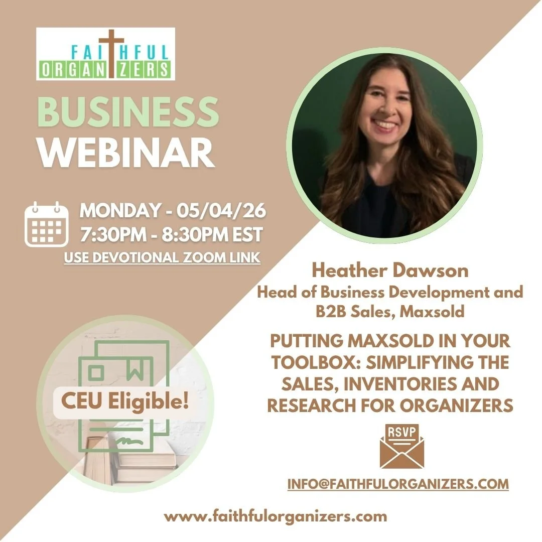 Attend a Webinar on May 5th with Heather Dawson of MaxSold