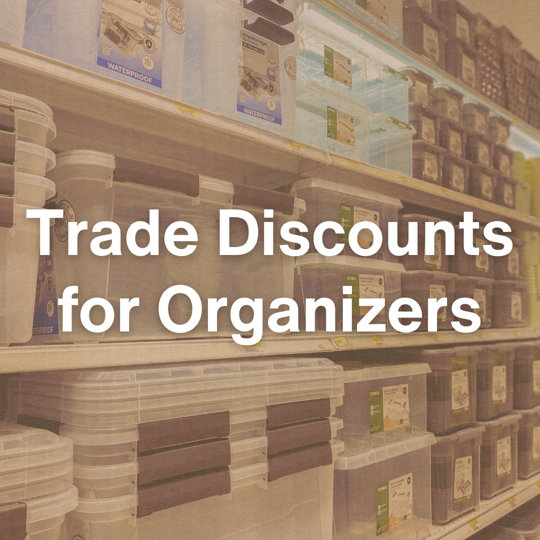 Trade Discounts for Organizers