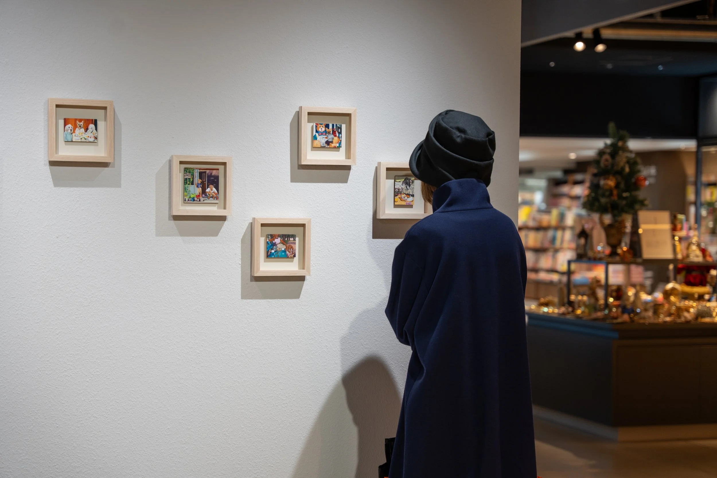 Installation View at Kyoto Tsutaya Books (Kyoto JAPAN), Photo by Dana Ollestad