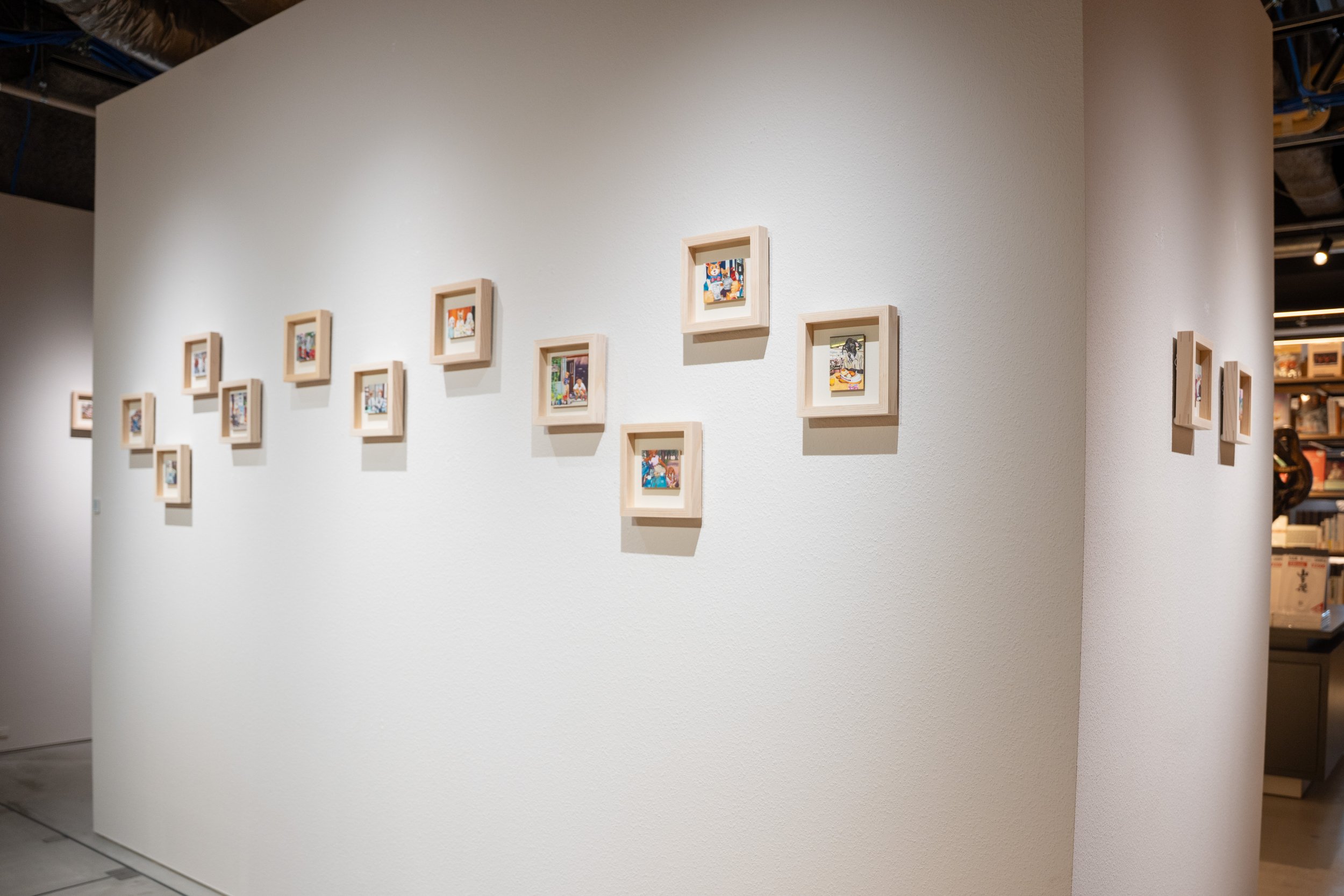 Installation View at Kyoto Tsutaya Books (Kyoto JAPAN), Photo by Dana Ollestad