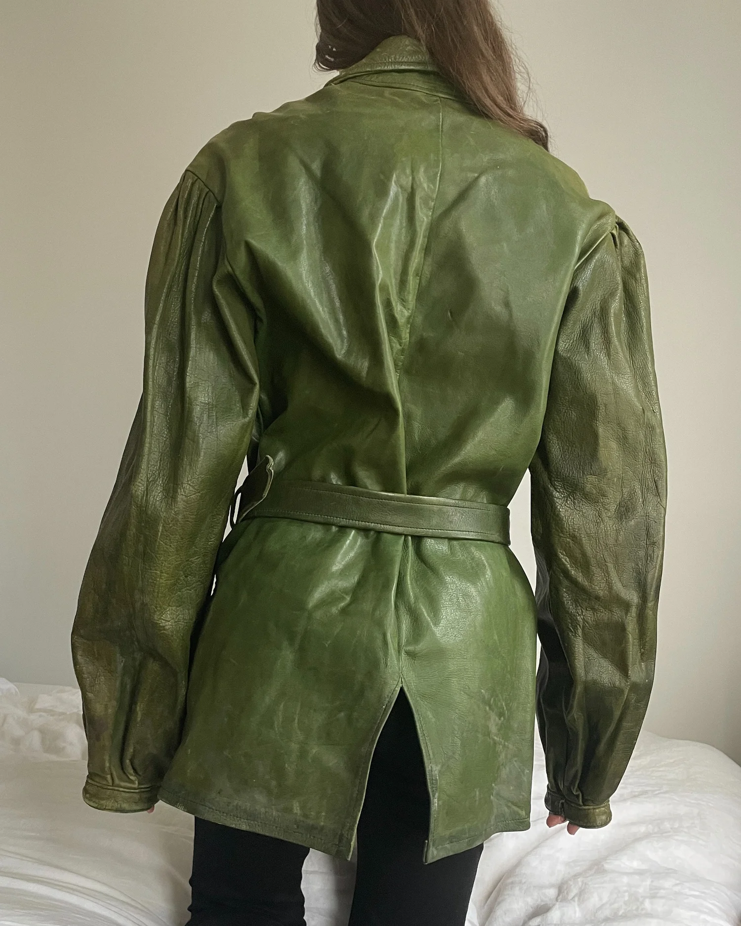 ジャケット・アウター Vnintage leather mods coat Vnintage leather mods coat