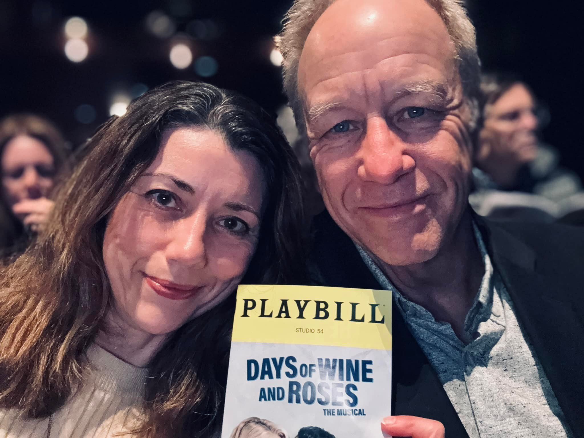 It may be cold and rainy, but the theatre and art is on fire: Days of Wine and Roses &mdash; closing soon. Go see this masterpiece with two of our generation&rsquo;s best Broadway talents. Kelli O'Hara &amp; Brian d'Arcy James are genius; brilliantly