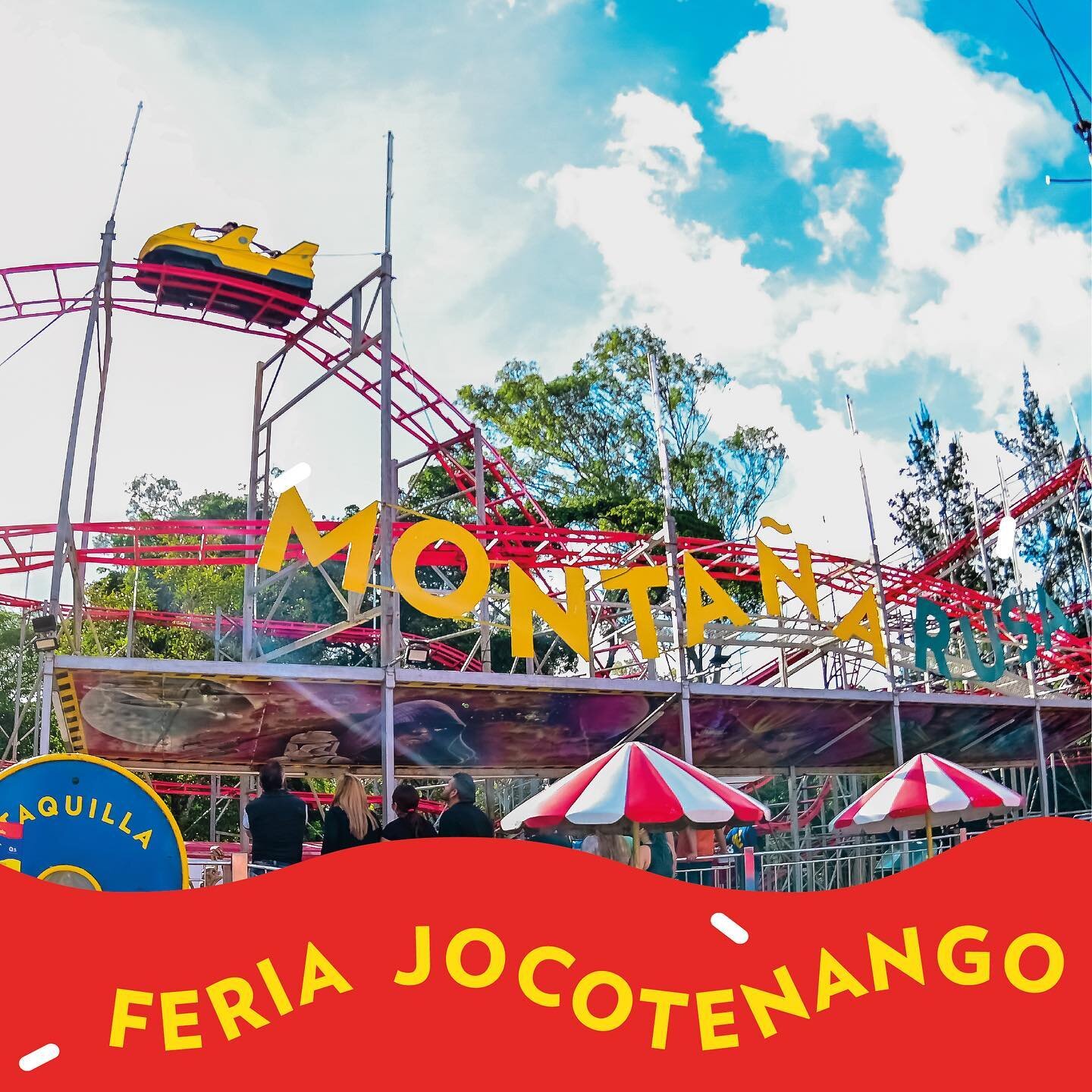 La Feria m&aacute;s importante de la cuidad 🎢LA FERIA DE JOCOTENANGO🎢
Y nuestro parque fijo en el coraz&oacute;n de la feria con el famoso Resbaladero GIGANTE. 
🎟
Desde el 13 al 21 de agosto 
M&aacute;s de 23 atracciones y muchos Snacks.