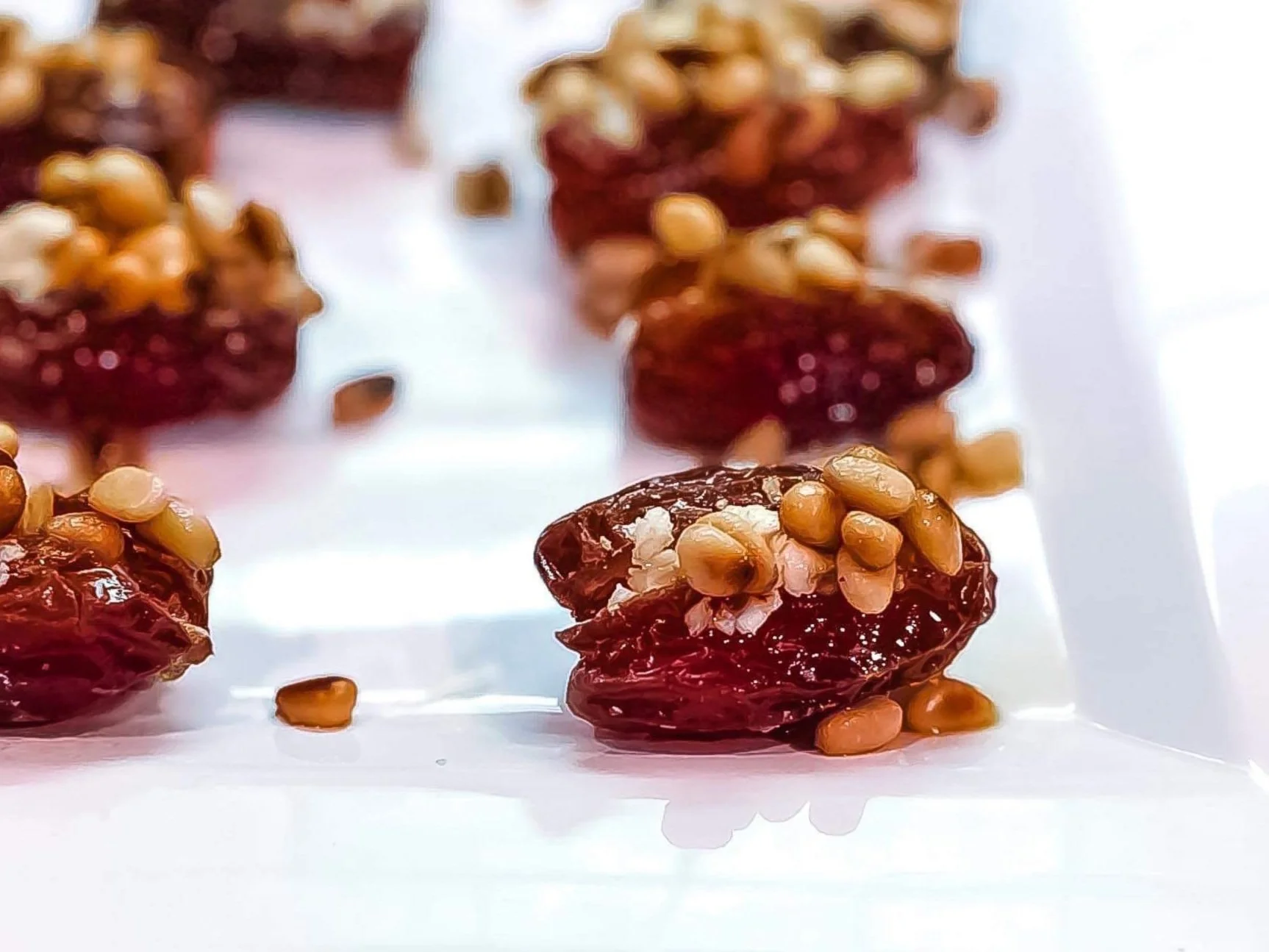 Roasted Goat Cheese Stuffed Dates