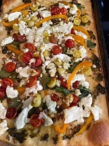 Goat Cheese Pizza