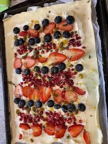 Goat Cheese Berry Tart
