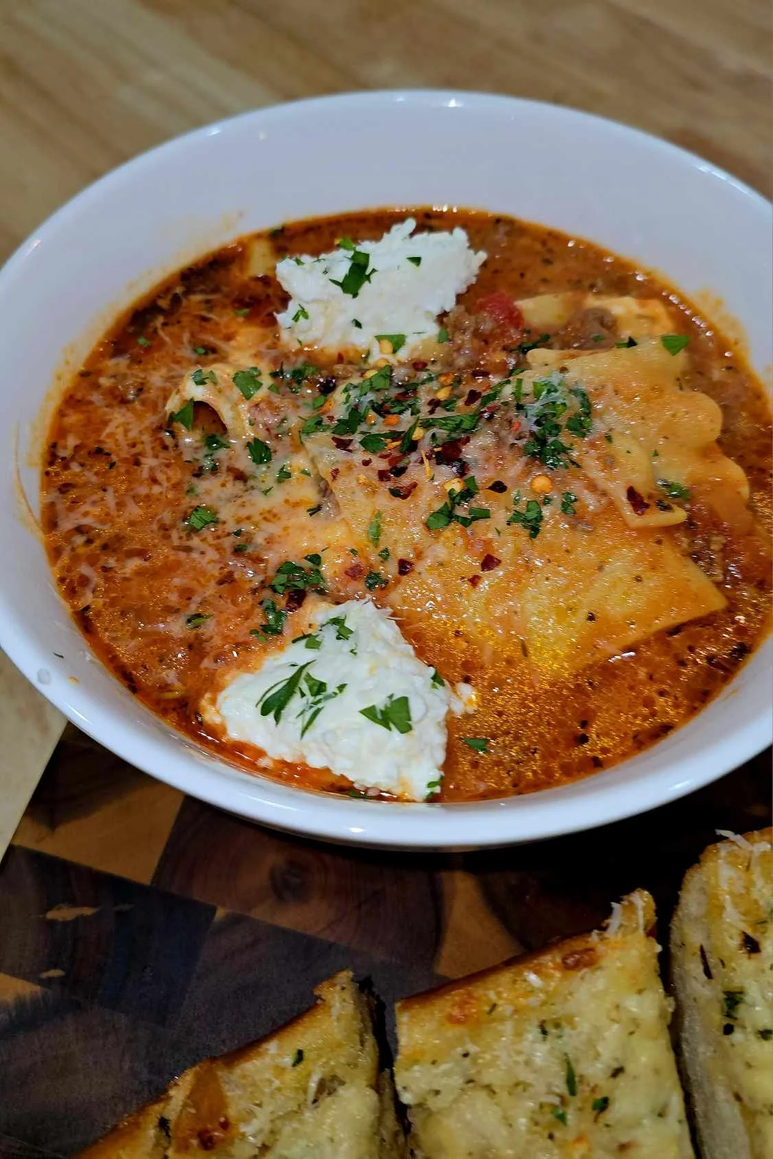 Lasagna Soup