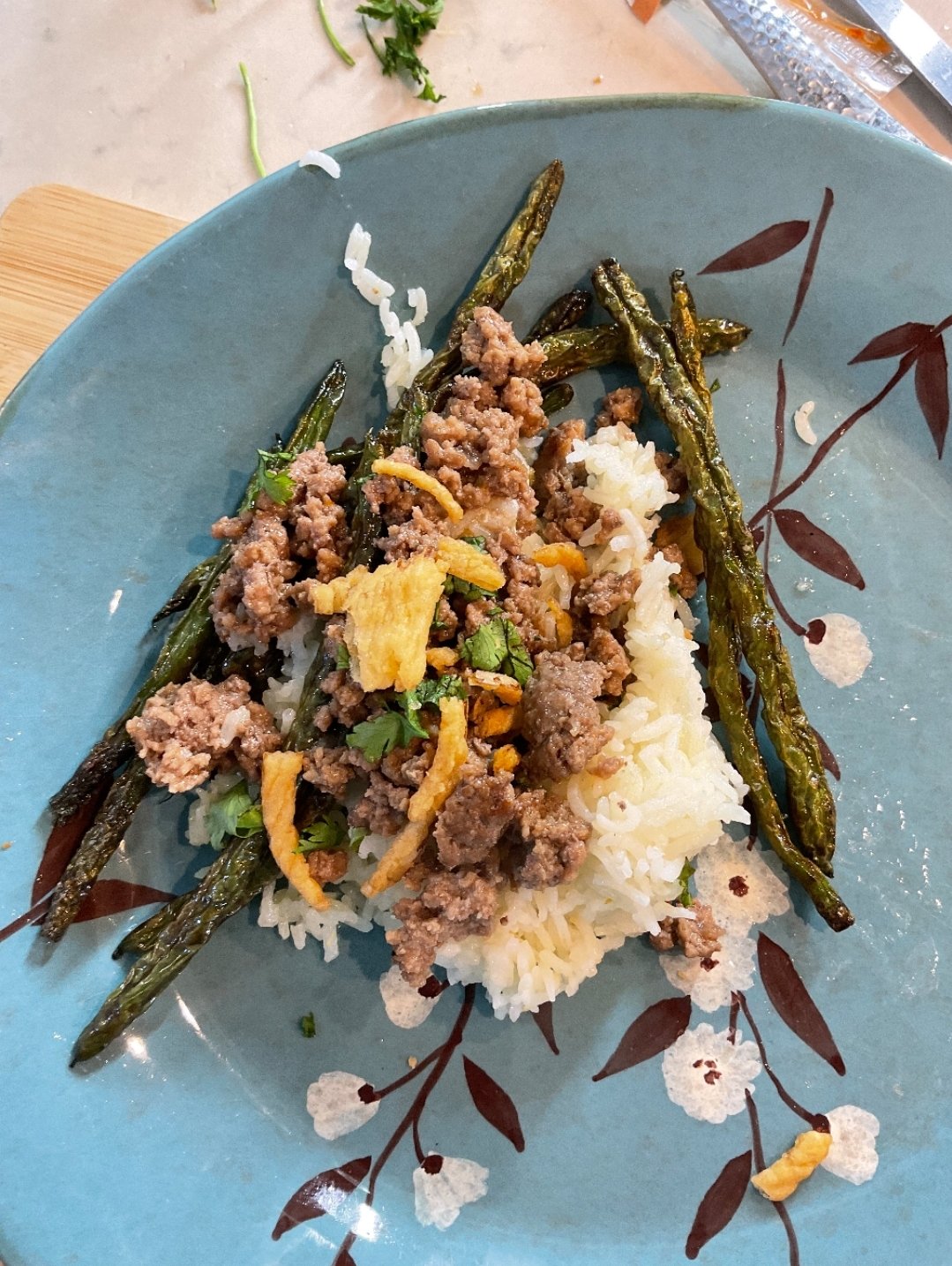 Chinese Beef with Bits and Bobs