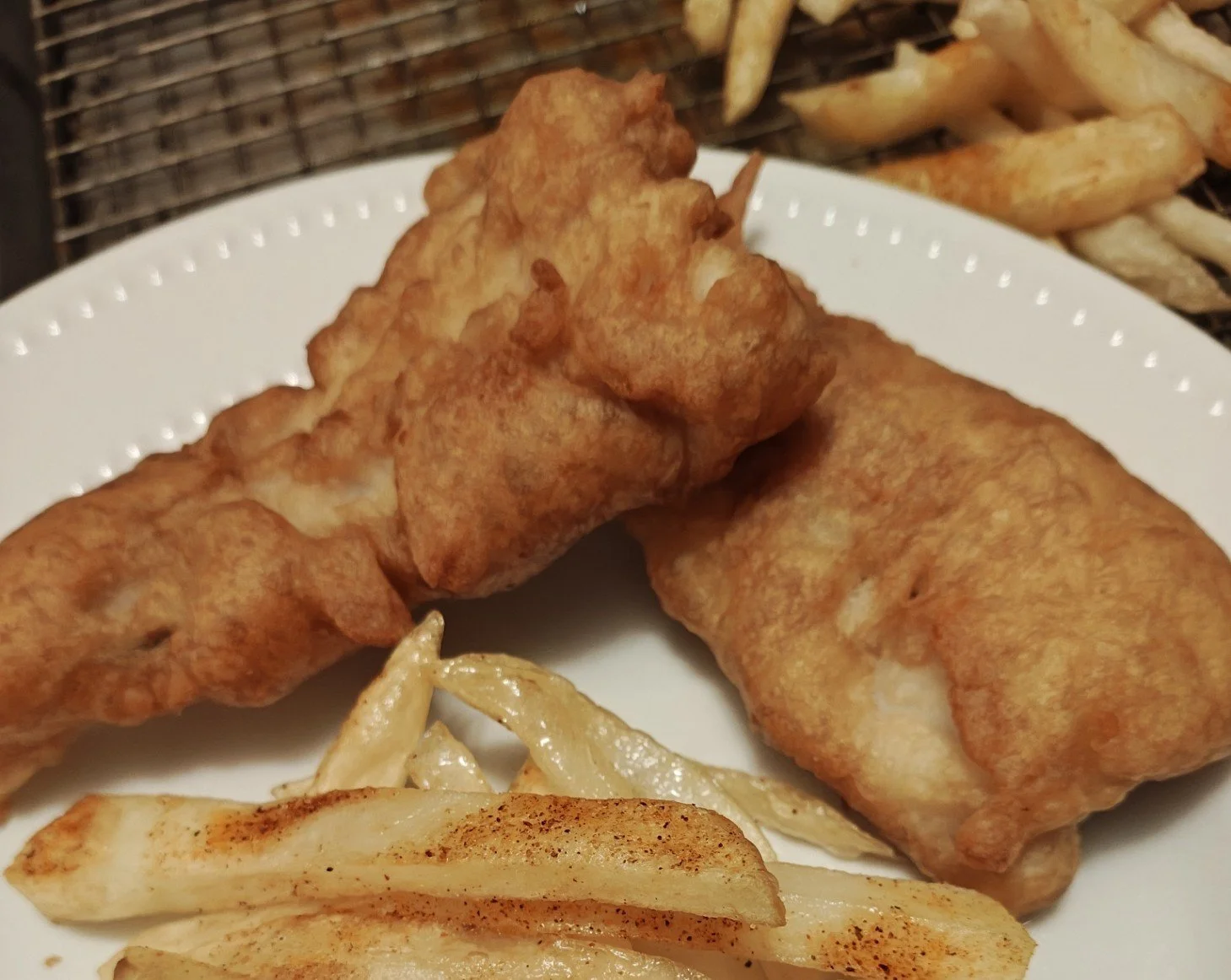 Crispy Beer-Battered Cod