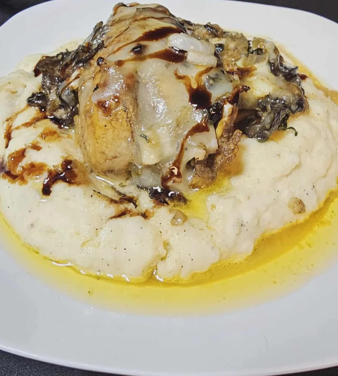 Cheesy Garlic Butter Mushroom Stuffed Chicken