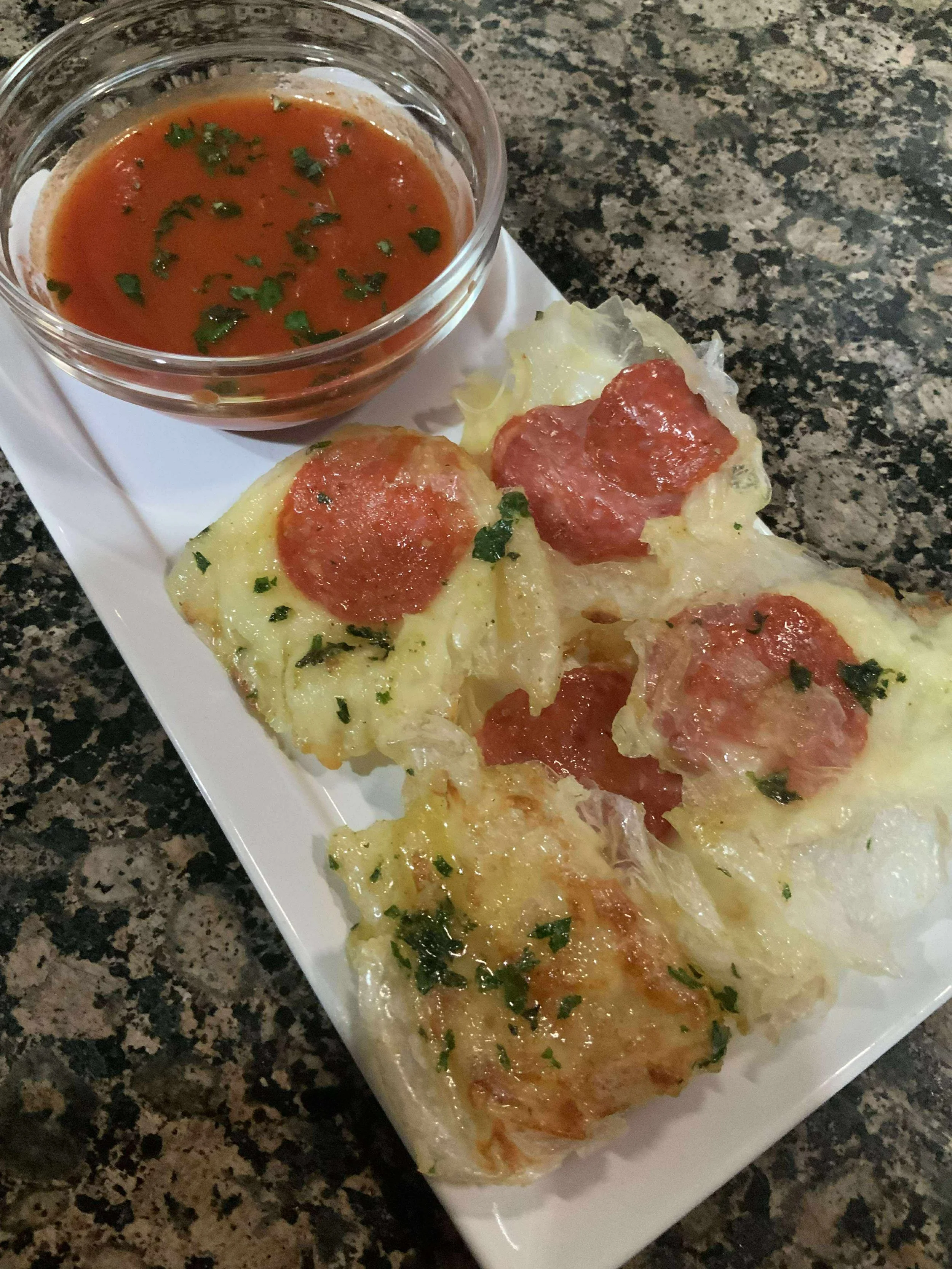 Gluten-Free Pizza Snack