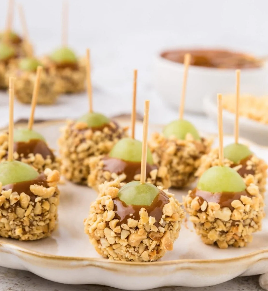 Caramel Apple Grapes