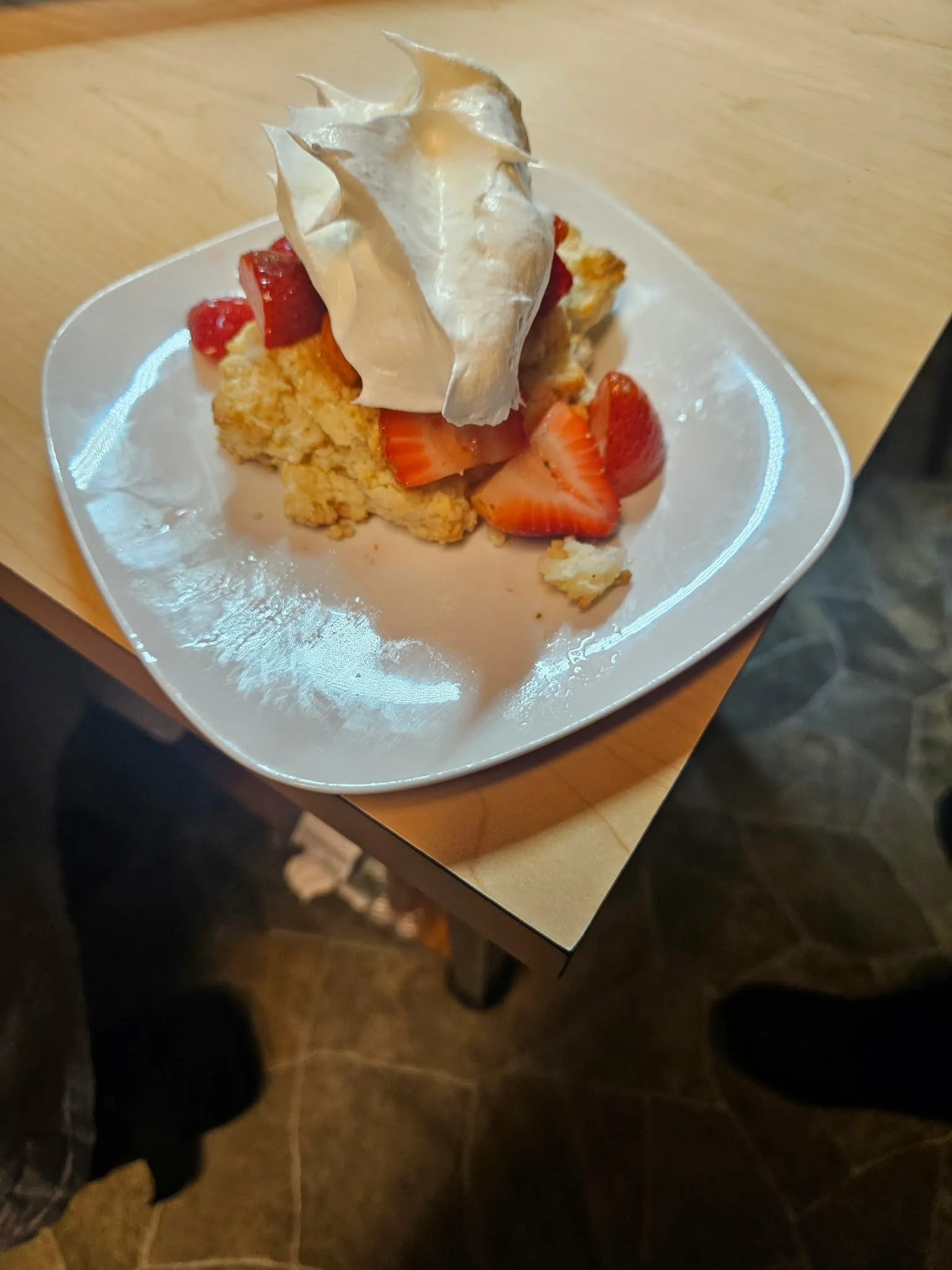 Strawberry Shortcake with Sour Cream Biscuits