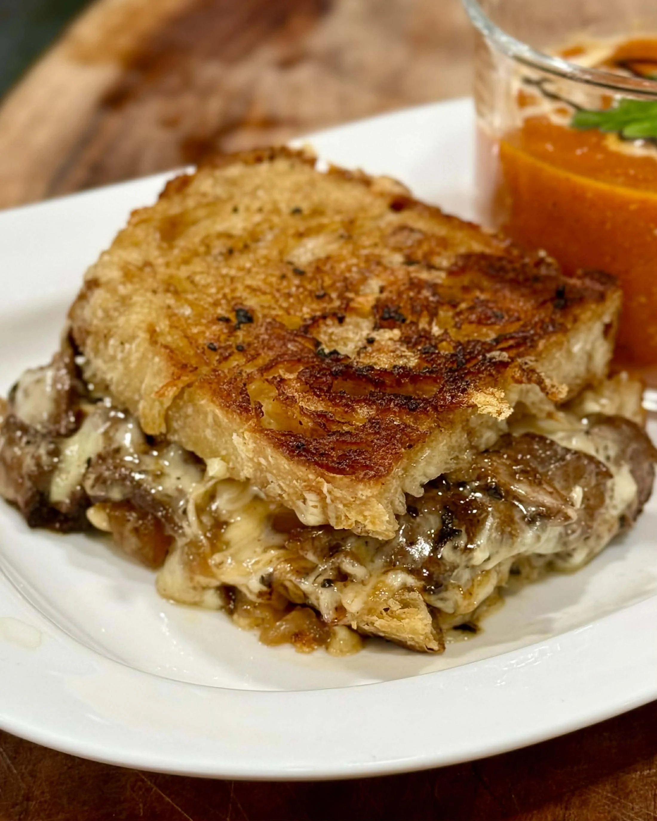 Ribeye Grilled Cheese Steakhouse Style