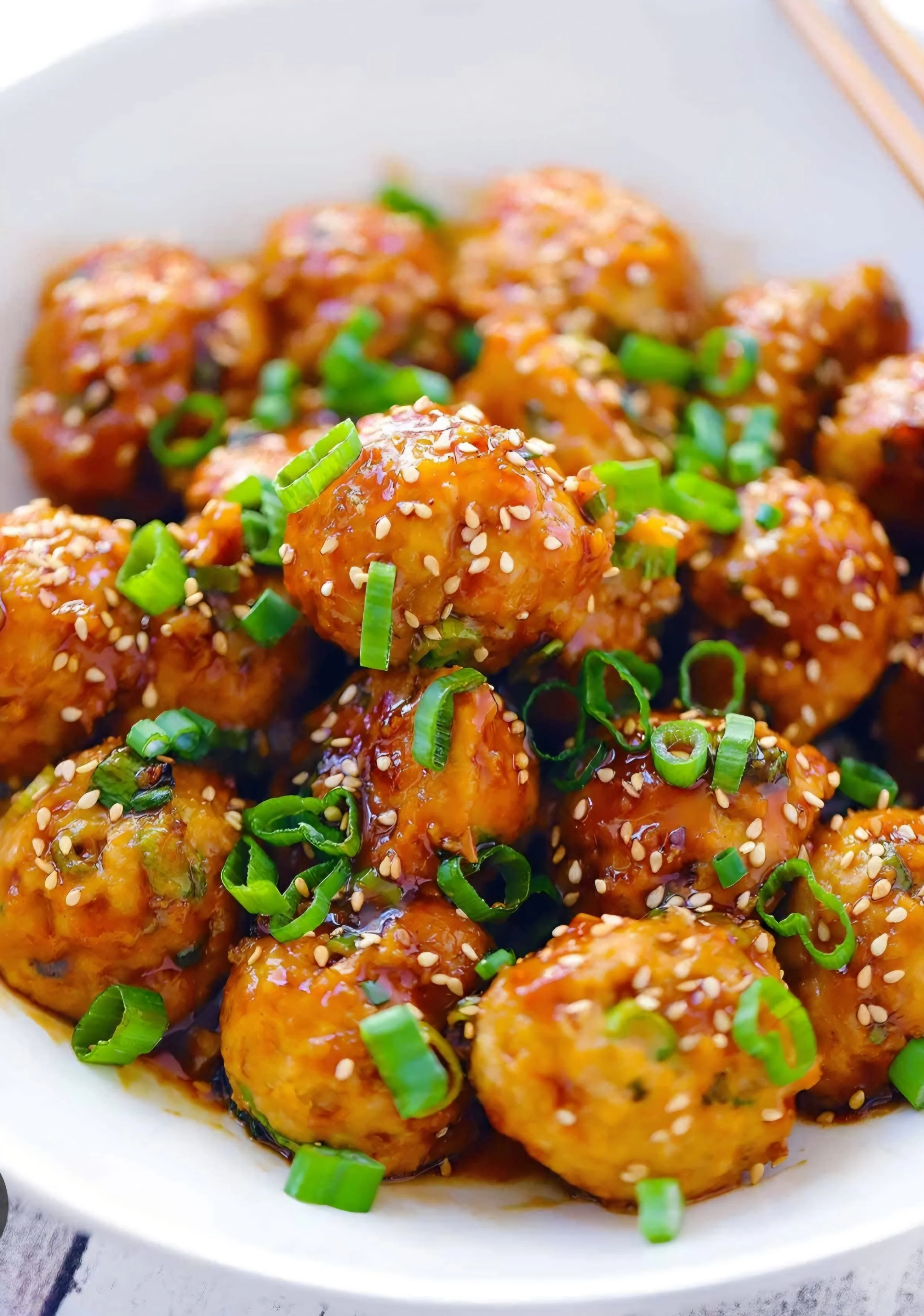 Asian-Inspired Baked Meatballs