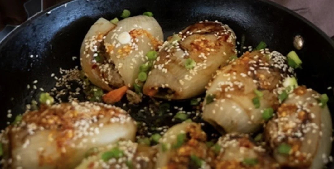 Stuffed Onion Dumplings
