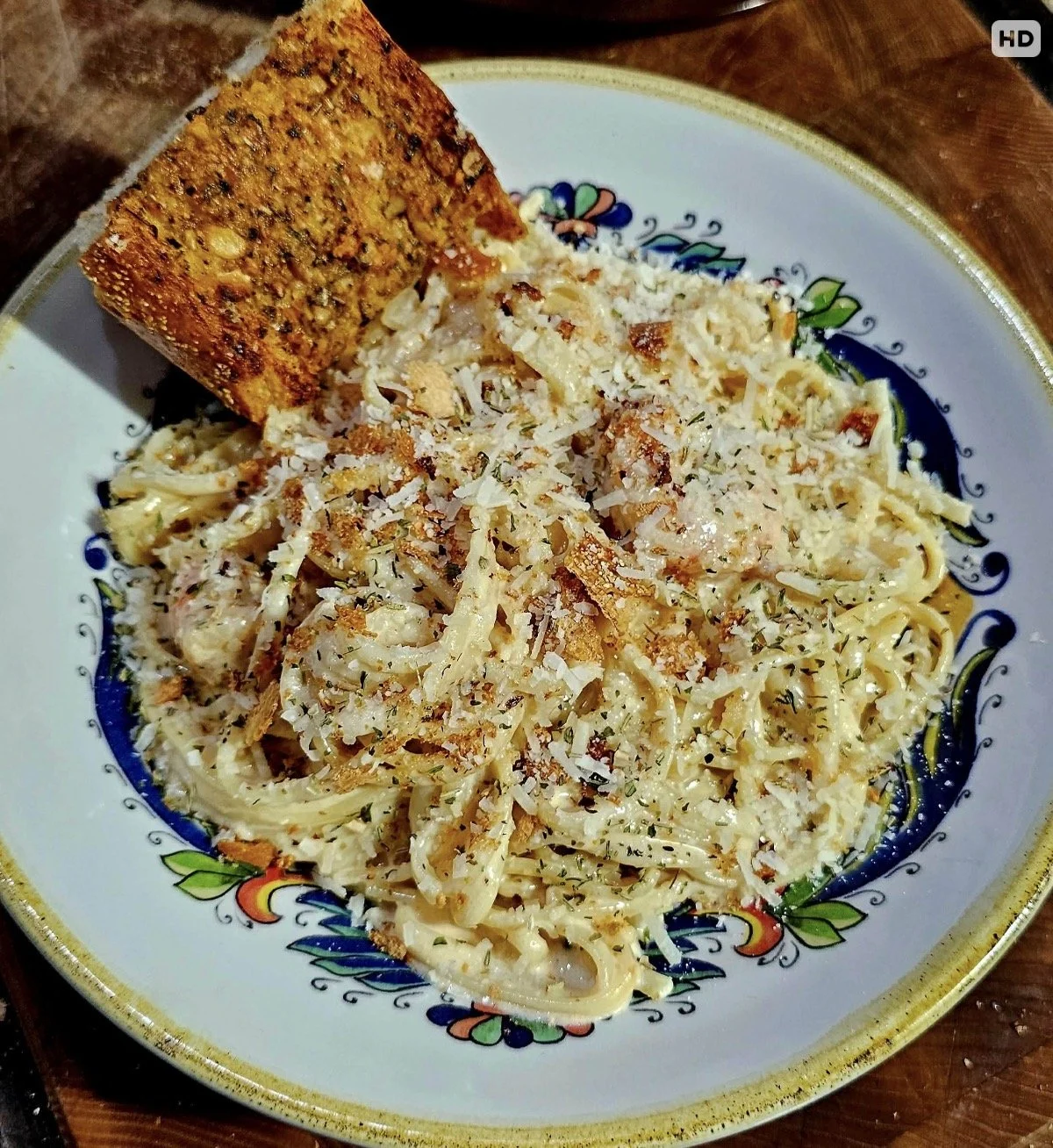 Garlic Shrimp Alfredo